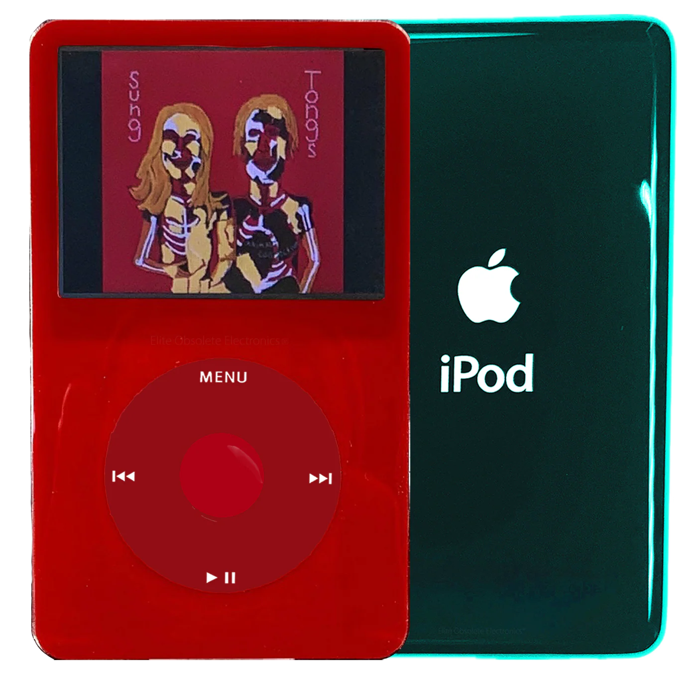 New Apple iPod Video Classic 5th & 5.5 Enhanced Red / Red / Red (Pine Green)