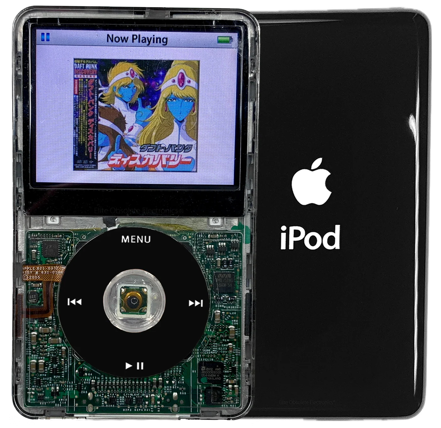 New Apple iPod Video Classic 5th 5.5 Enhanced Transparent / Black / Transparent (Black)