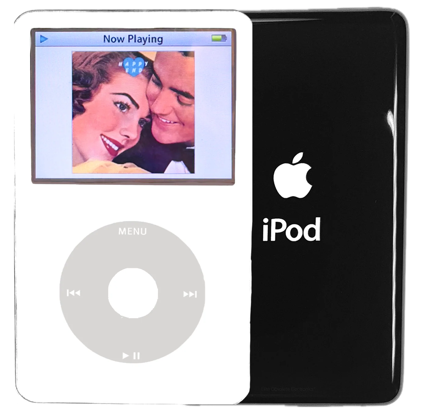 New Apple iPod Video Classic 5th & 5.5 Enhanced White / Grey / White (Black)