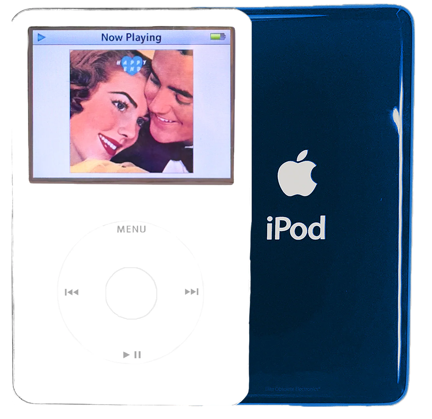 New Apple iPod Video Classic 5th & 5.5 Enhanced White / White / White (Aqua)