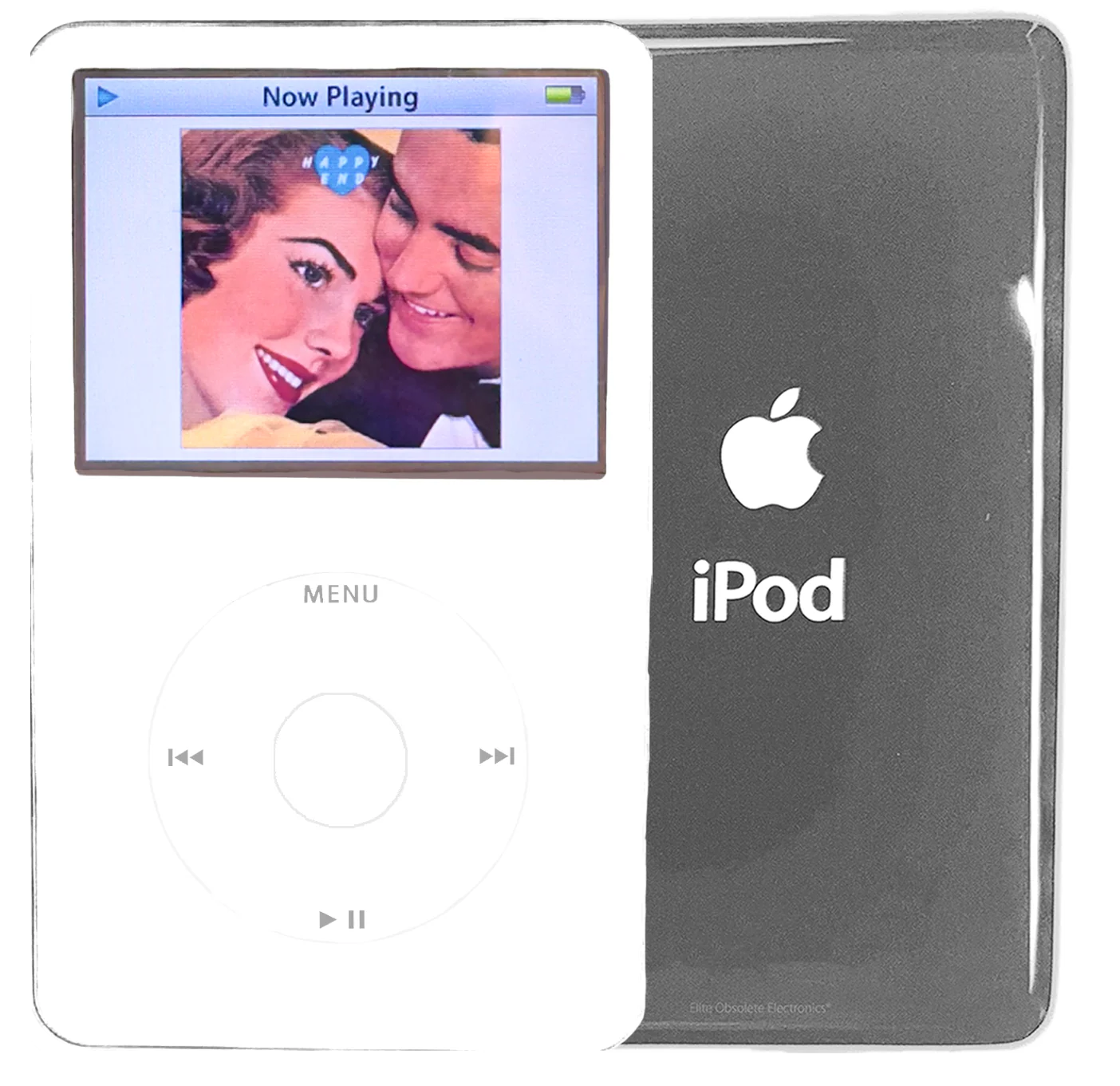 New Apple iPod Video Classic 5th & 5.5 Enhanced White / White / White (Silver)