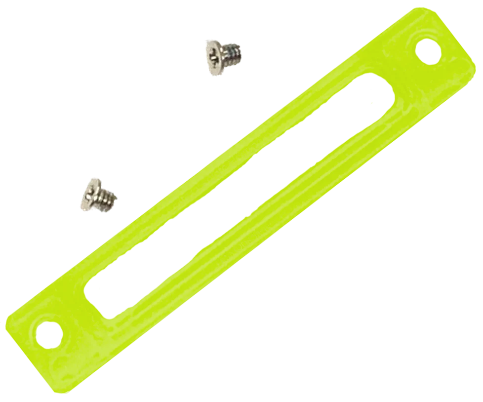 New Atomic Neon Highlighter Yellow Transparent Clear Plastic Dock Bezel for Apple iPod Video 5th 5.5 & iPod Classic 6th 7th A1136 A1238 - Image 2