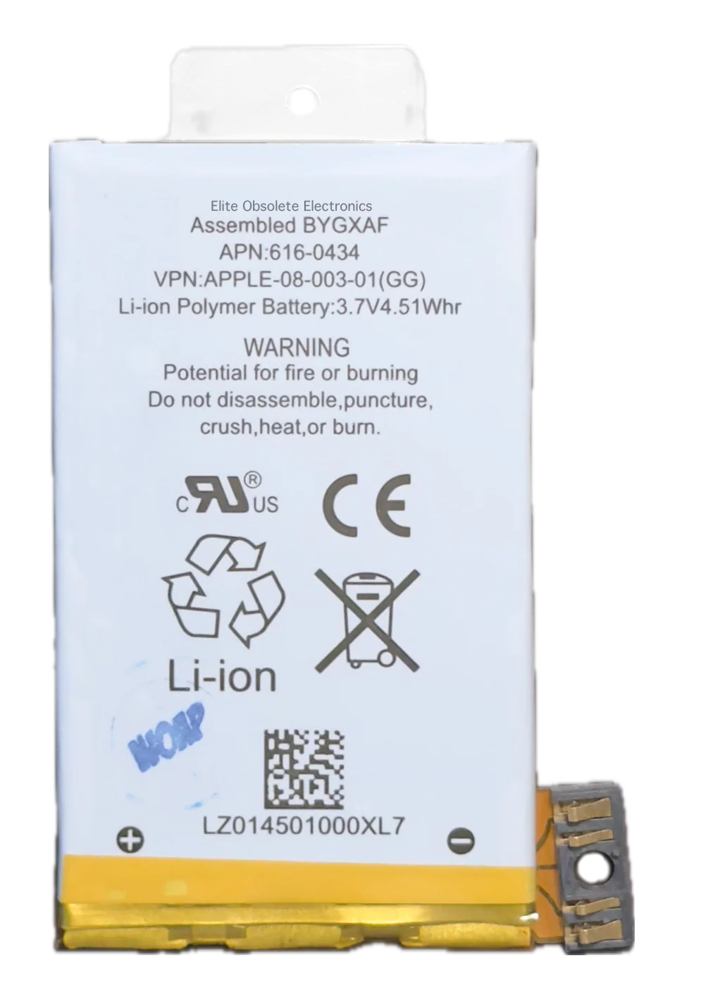 New 1220mah Lithium-Ion Polymer Battery for Apple iPhone 3G & 3GS A1241 A1303 A1325