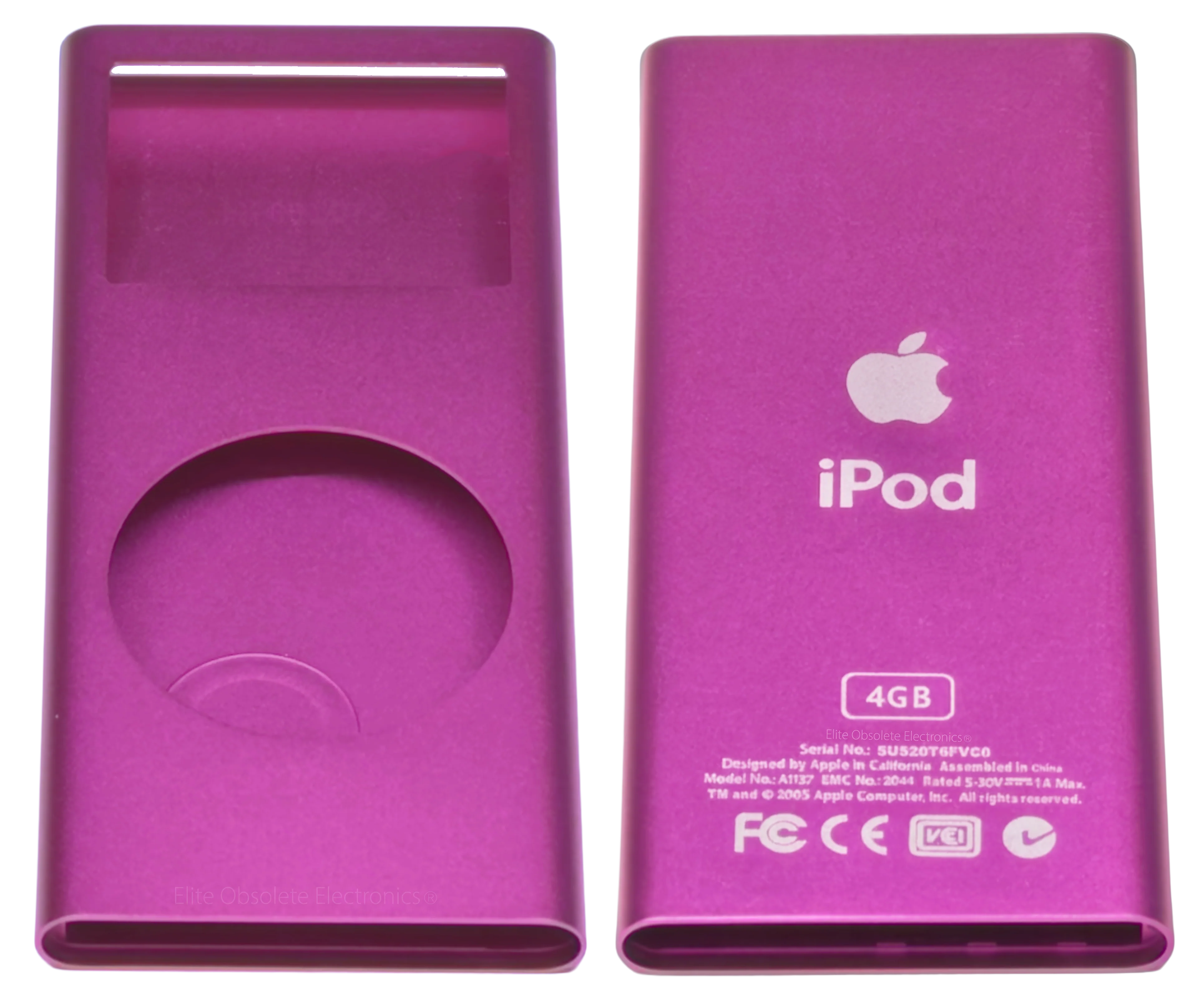 New Pink Aluminum Housing Shell for Apple iPod Nano 2nd Generation A1199 4GB 2006