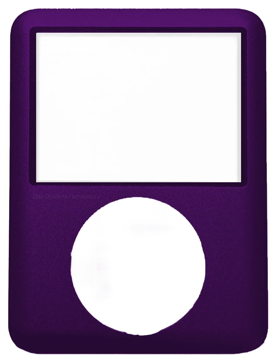 New Purple Faceplate & Center Button for Apple iPod Nano 3rd Generation 4GB 8GB A1236