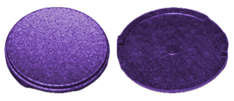 New Purple Faceplate & Center Button for Apple iPod Nano 3rd Generation 4GB 8GB A1236 - Image 2