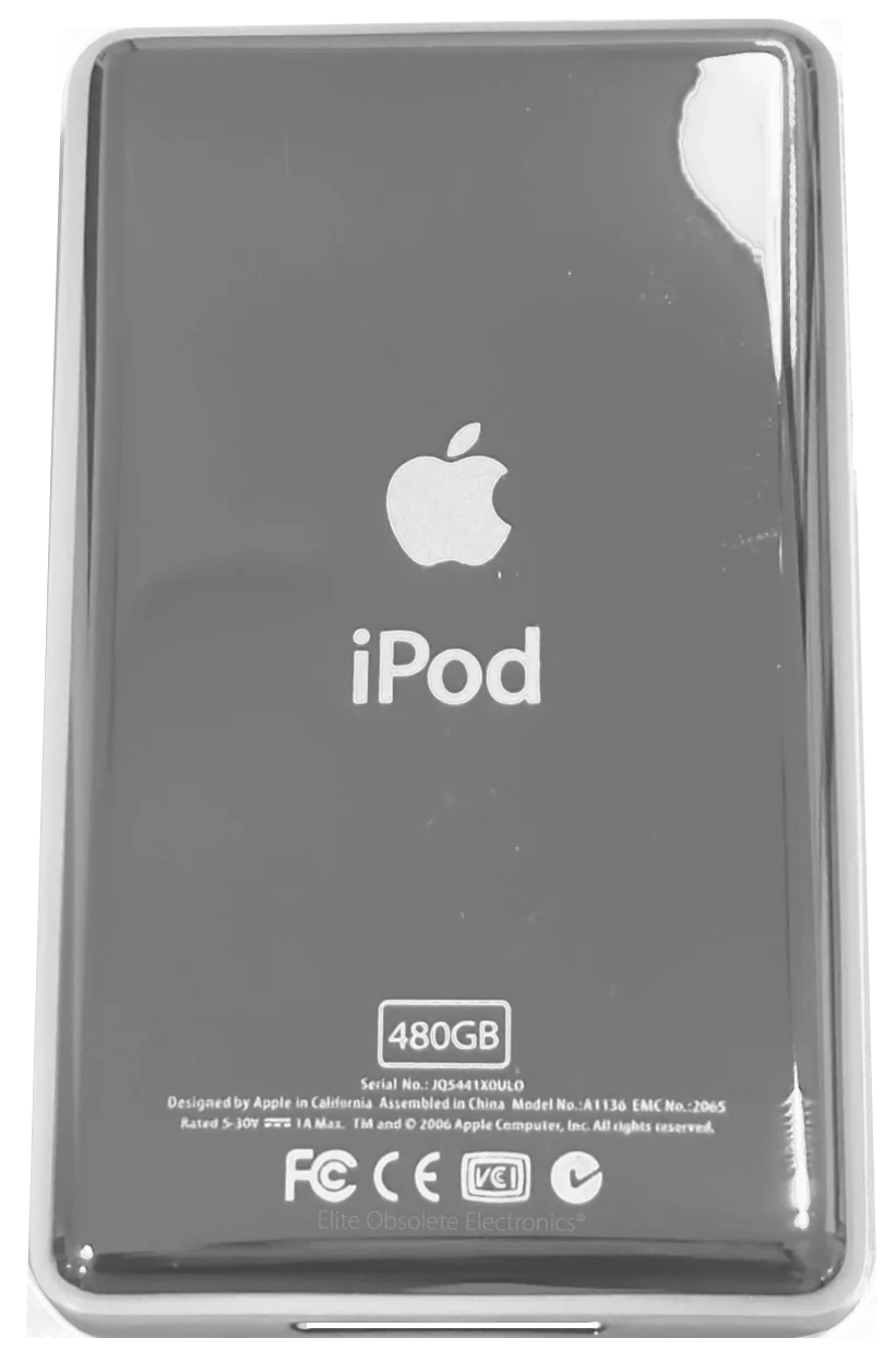 New Thick 240GB 480GB Silver Backplate for Apple iPod Video Classic 5th 5.5 6th 7th Generation