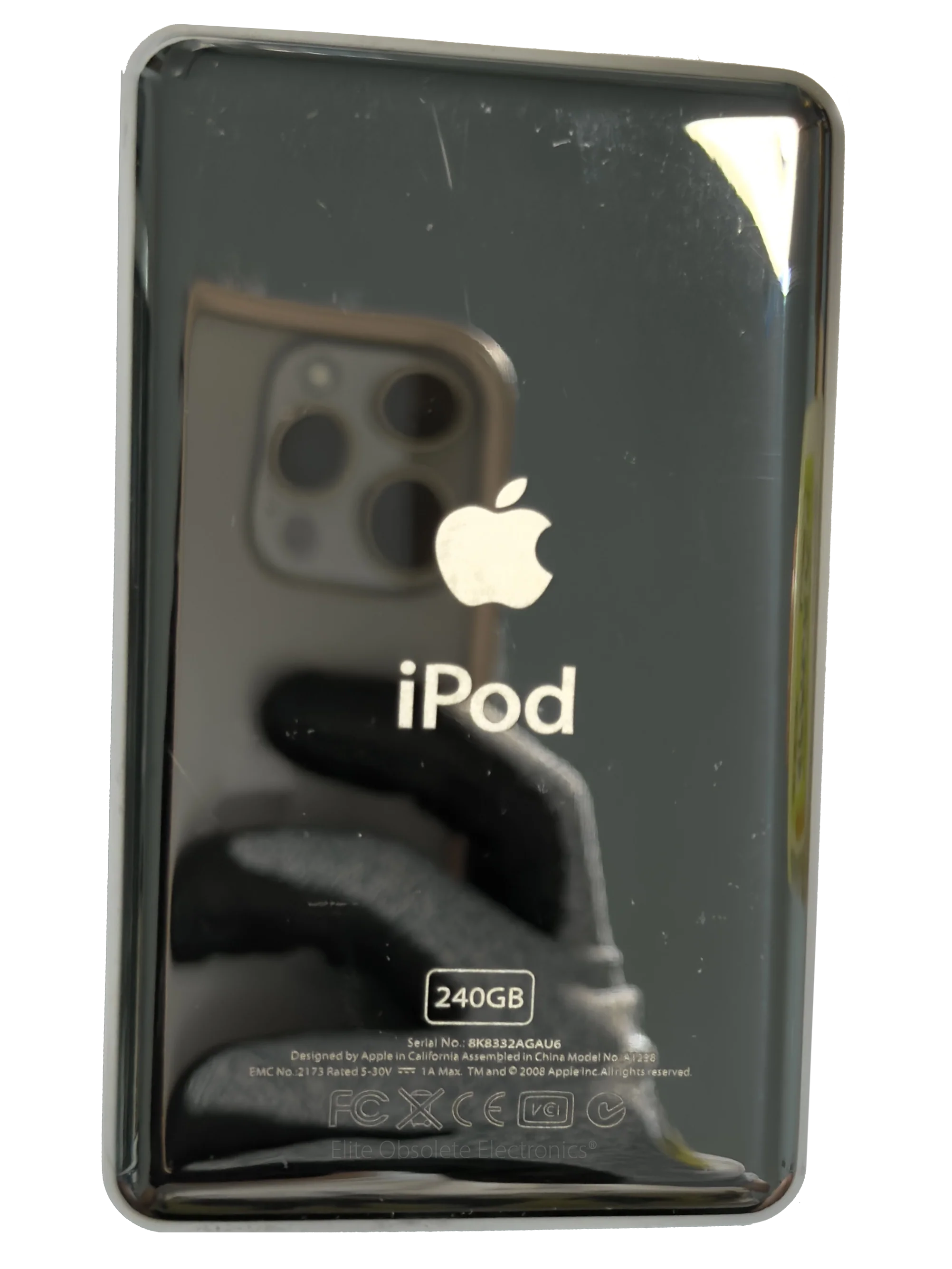 New Thick 240GB 480GB Silver Backplate for Apple iPod Video Classic 5th 5.5 6th 7th Generation - Image 3