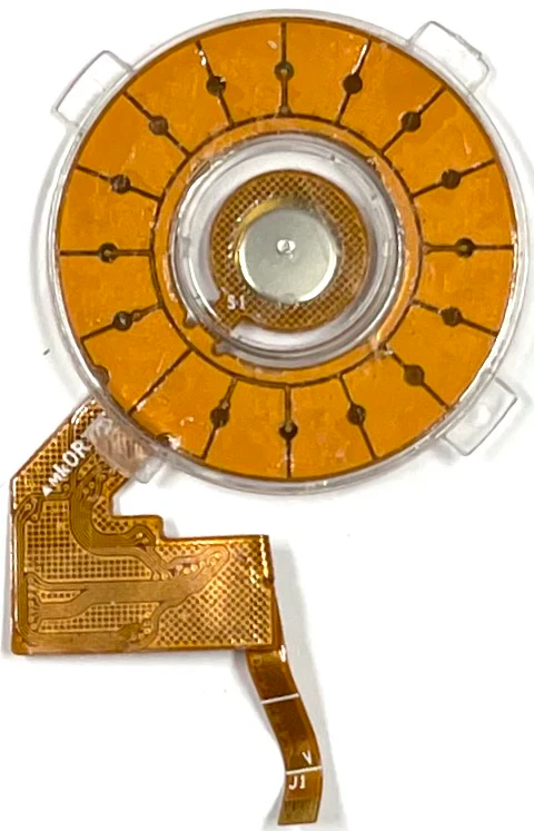 New iVue Transparent Clear Click Wheel Plastic Flex for Apple iPod Nano 1st Generation - Image 2