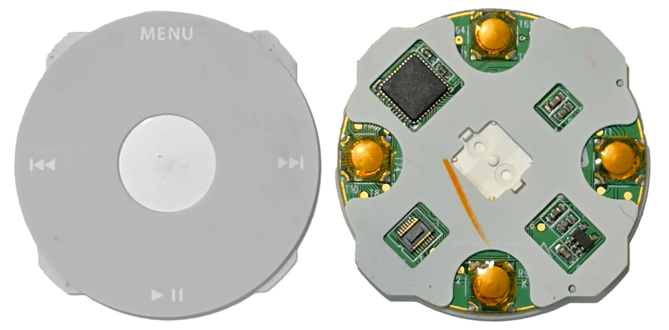 Original Click Wheel Center Button Assembly Only for Apple iPod Photo / iPod With Color Display 4th Generation 2005 A1099