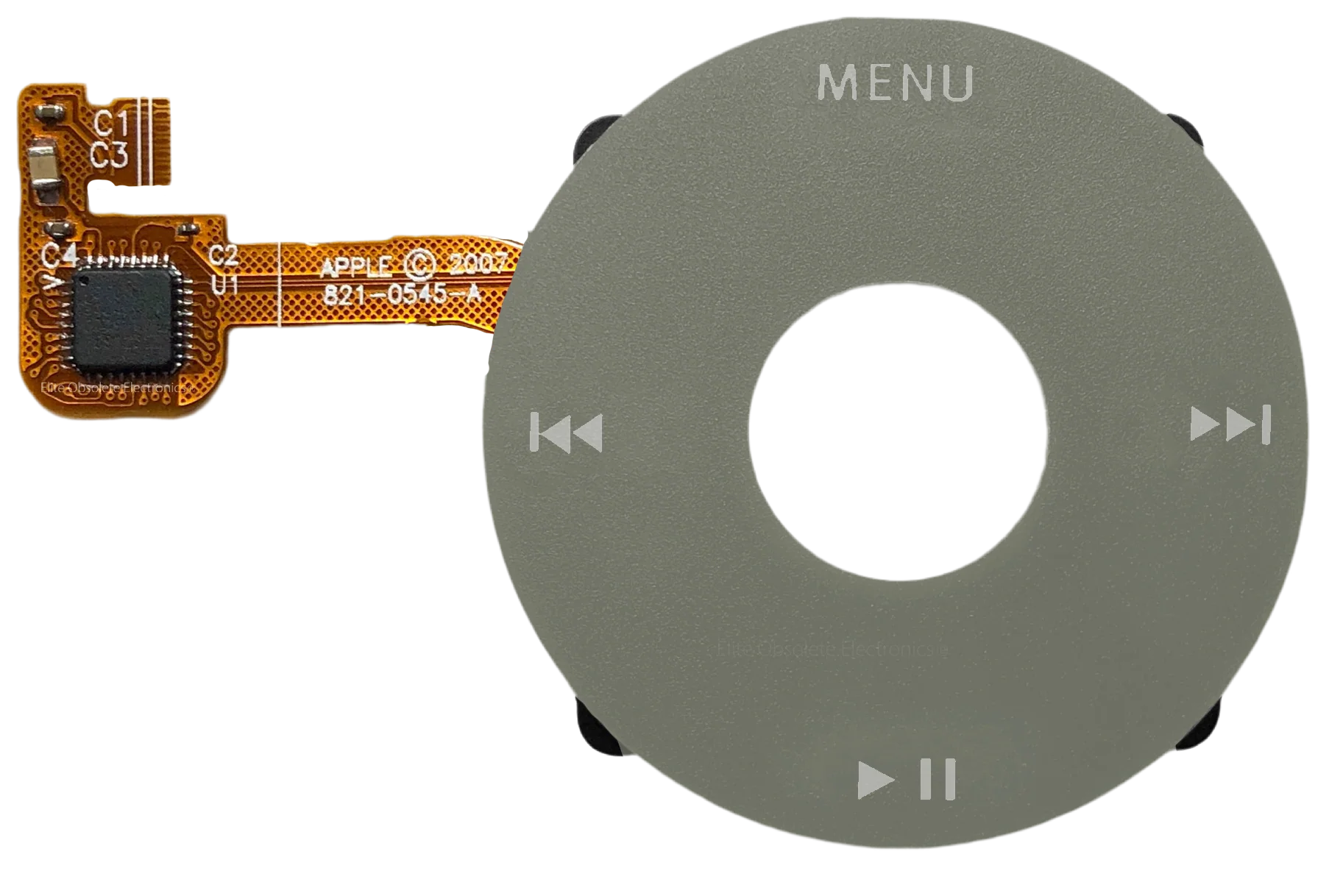 Phantom Gray Click Wheel Flex for Apple iPod Classic 6th 7th Generation A1238