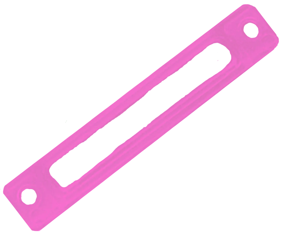 Solid Pink Dock Plastic Bezel for Apple iPod Video 5th 5.5 & Classic 6th 7th Thick & Thin A1136 A1238