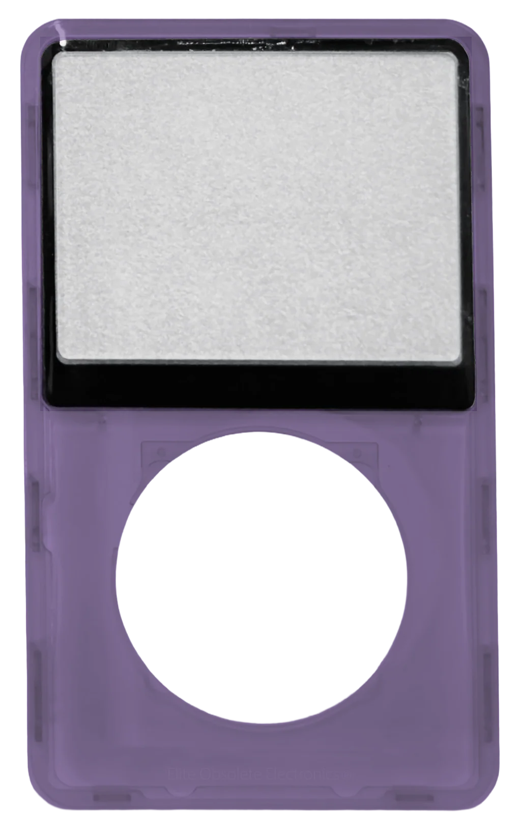 Purple Crystal Clear Transparent Faceplate For Apple iPod Classic 6th 7th Generation A1238 Plastic