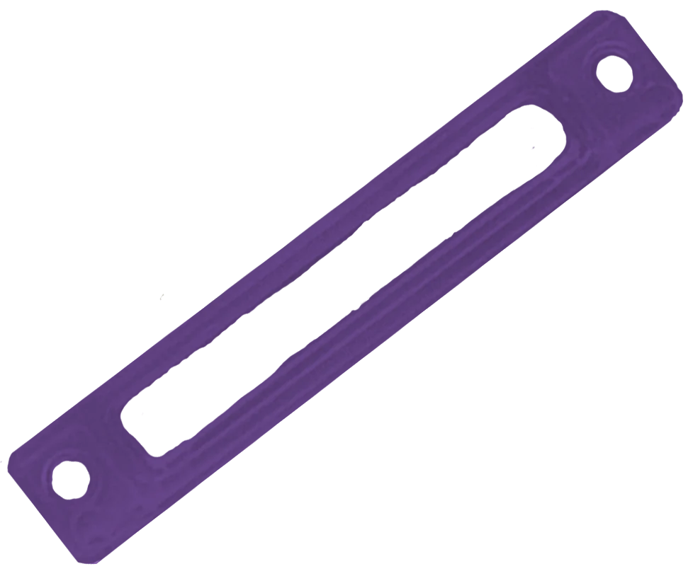Solid Purple Dock Plastic Bezel for Apple iPod Video 5th 5.5 & Classic 6th 7th Thick & Thin A1136 A1238