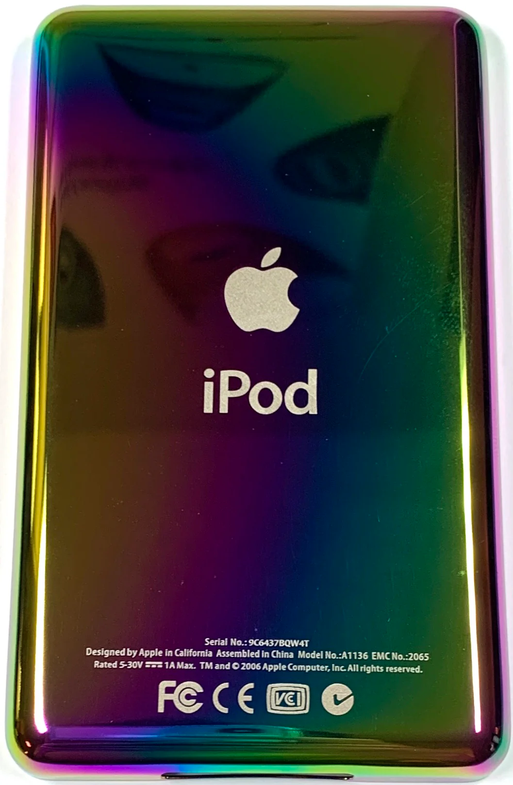 Thick Rainbow Universal Backplate for Apple iPod Classic 6th 7th & iPod Video 5th 5.5 Enhanced - Image 2