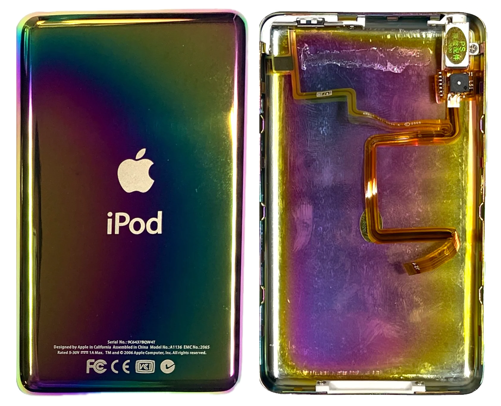 Thin Rainbow Universal Backplate for Apple iPod Classic 6th 7th & iPod Video 5th 5.5 Enhanced - Image 5