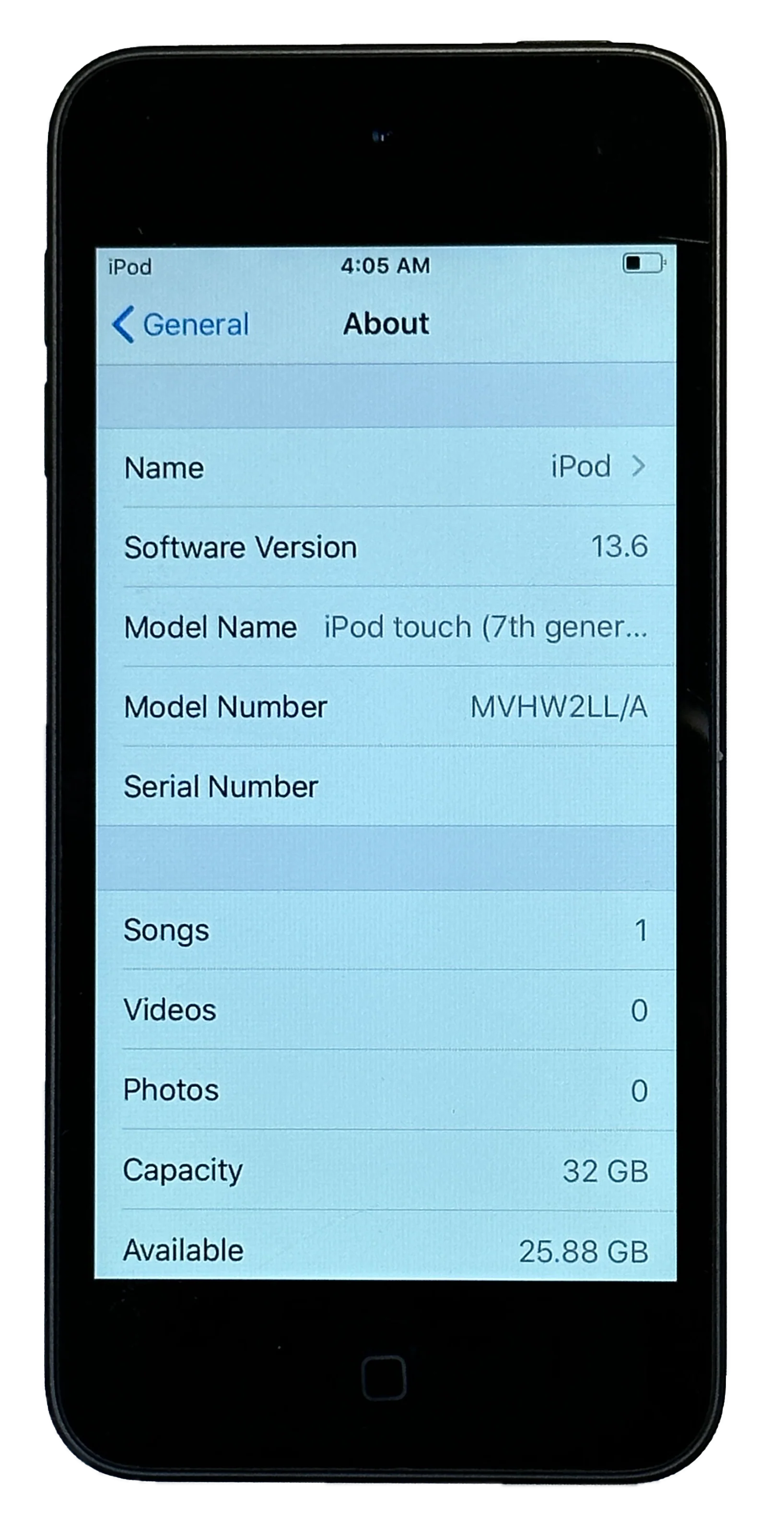 Rare iOS 12 13 Refurbished Apple iPod Touch 7th Generation Space Gray 32GB 128GB A2178 - Image 2