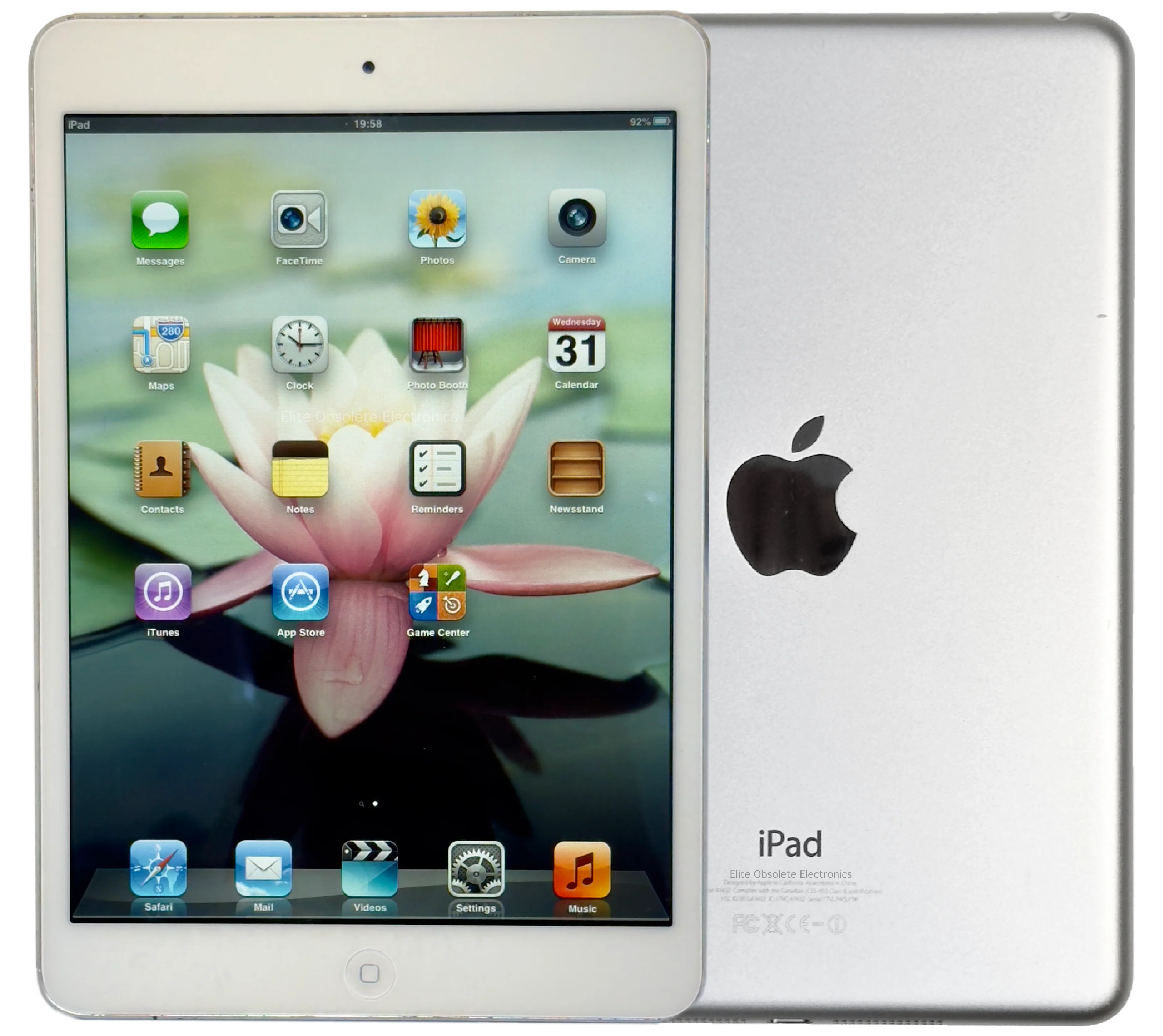 Refurbished Apple iPad Mini 1st Generation 16GB Silver White A1432 MD531LL/A WiFi Rare iOS 6.1.3