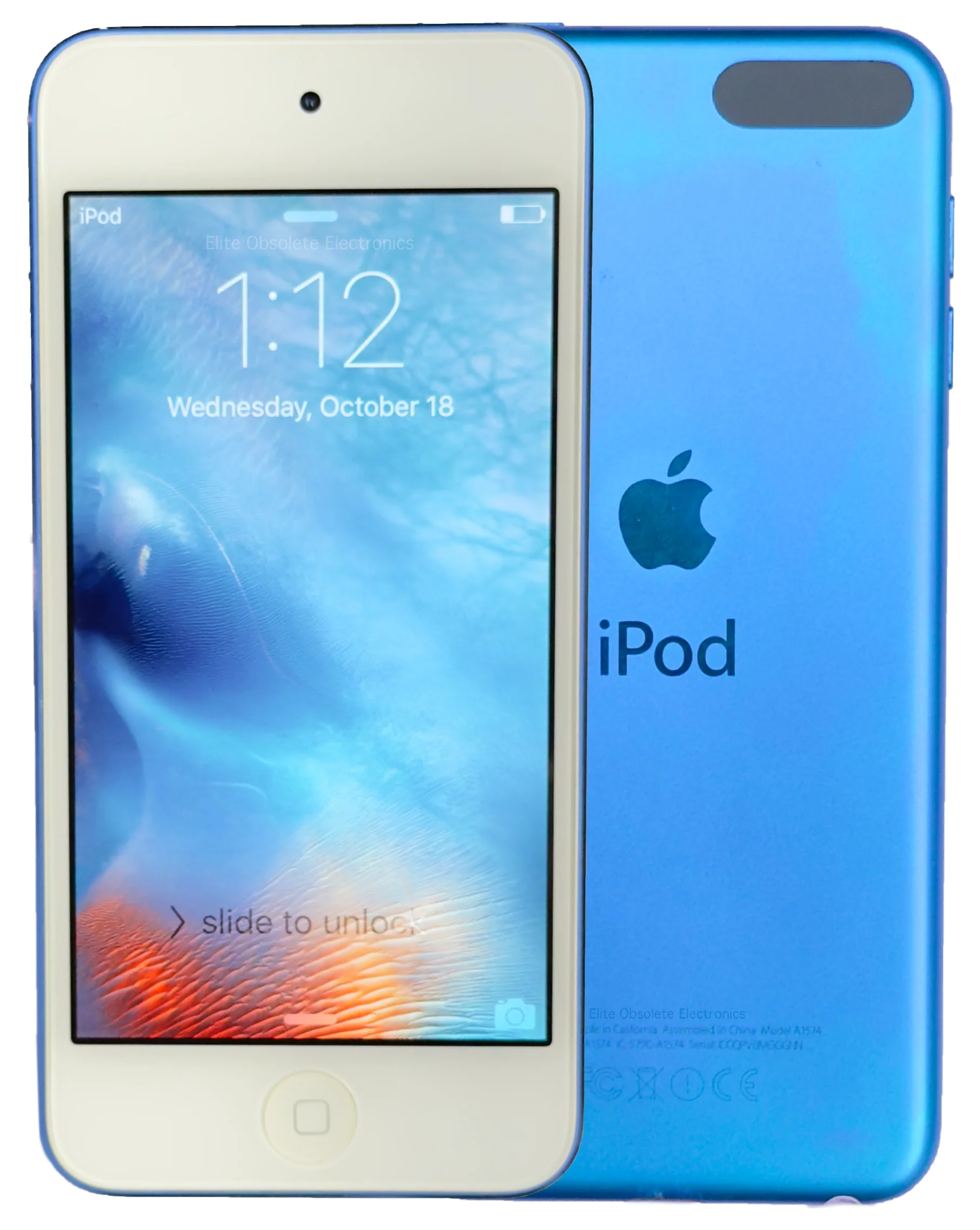 Rare iOS 9 10 11 Apple iPod Touch 6th Generation 16GB 32GB 64GB Blue A1574 MKH22LL/A MKHV2LL/A MKHE2LL/A Refurbished & Open Box