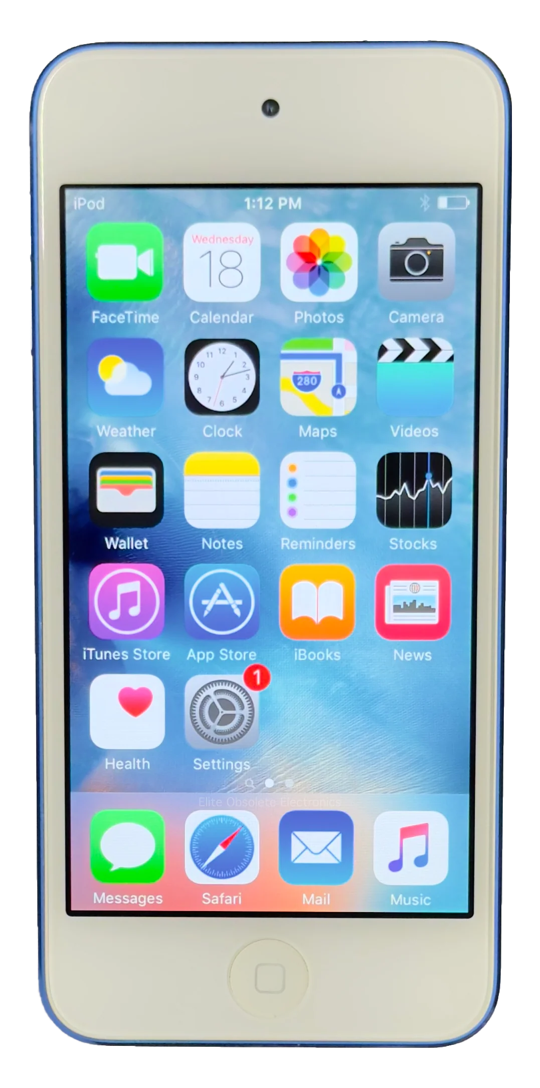 Rare iOS 9 10 11 Apple iPod Touch 6th Generation 16GB 32GB 64GB Blue A1574 MKH22LL/A MKHV2LL/A MKHE2LL/A Refurbished & Open Box - Image 2