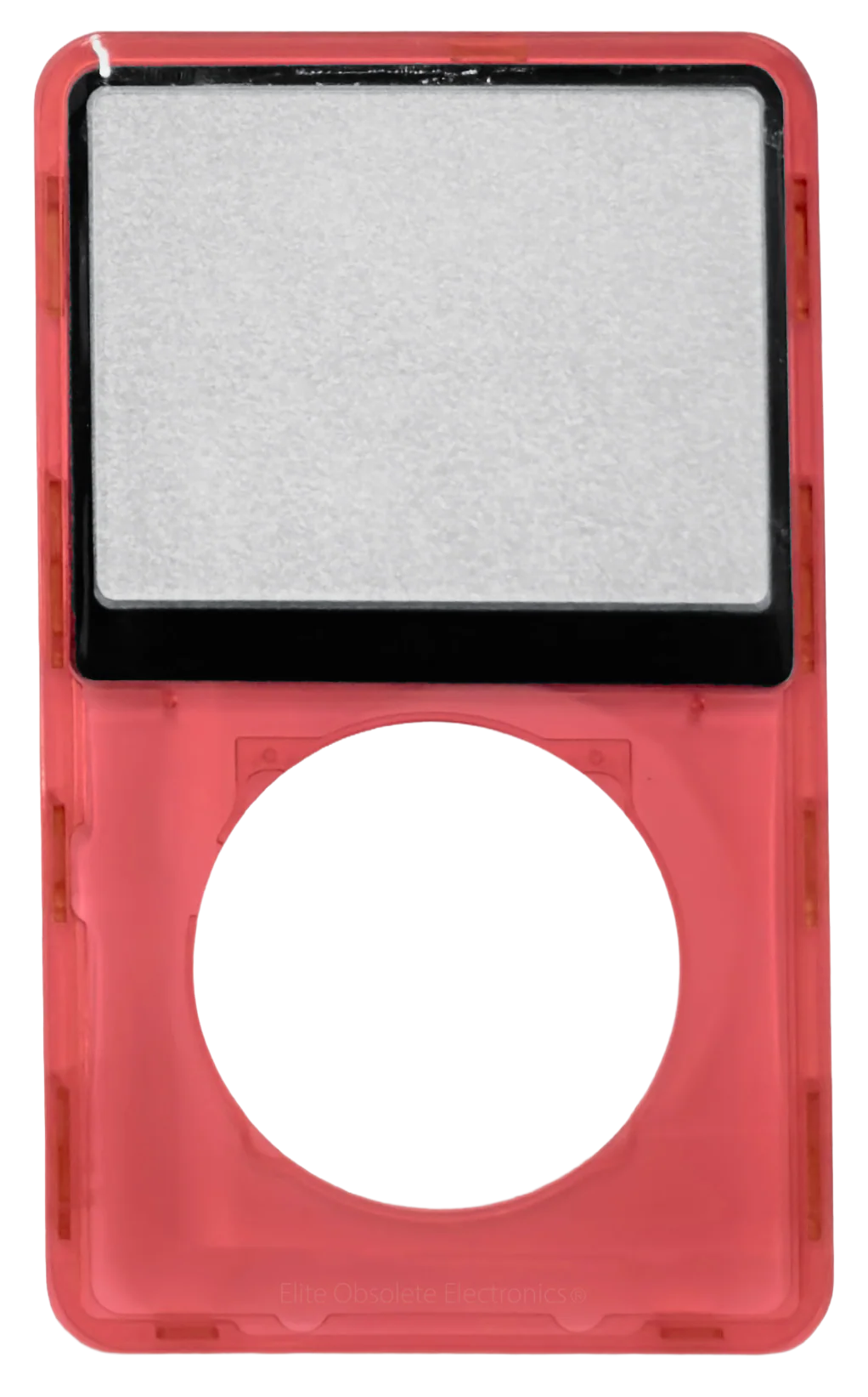 Red Crystal Clear Transparent Faceplate For Apple iPod Classic 6th 7th Generation A1238 Plastic