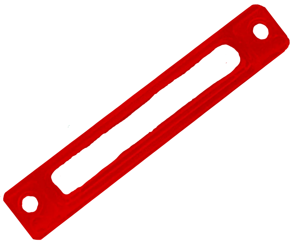 Solid Red Dock Plastic Bezel for Apple iPod Video 5th 5.5 & Classic 6th 7th Thick & Thin A1136 A1238