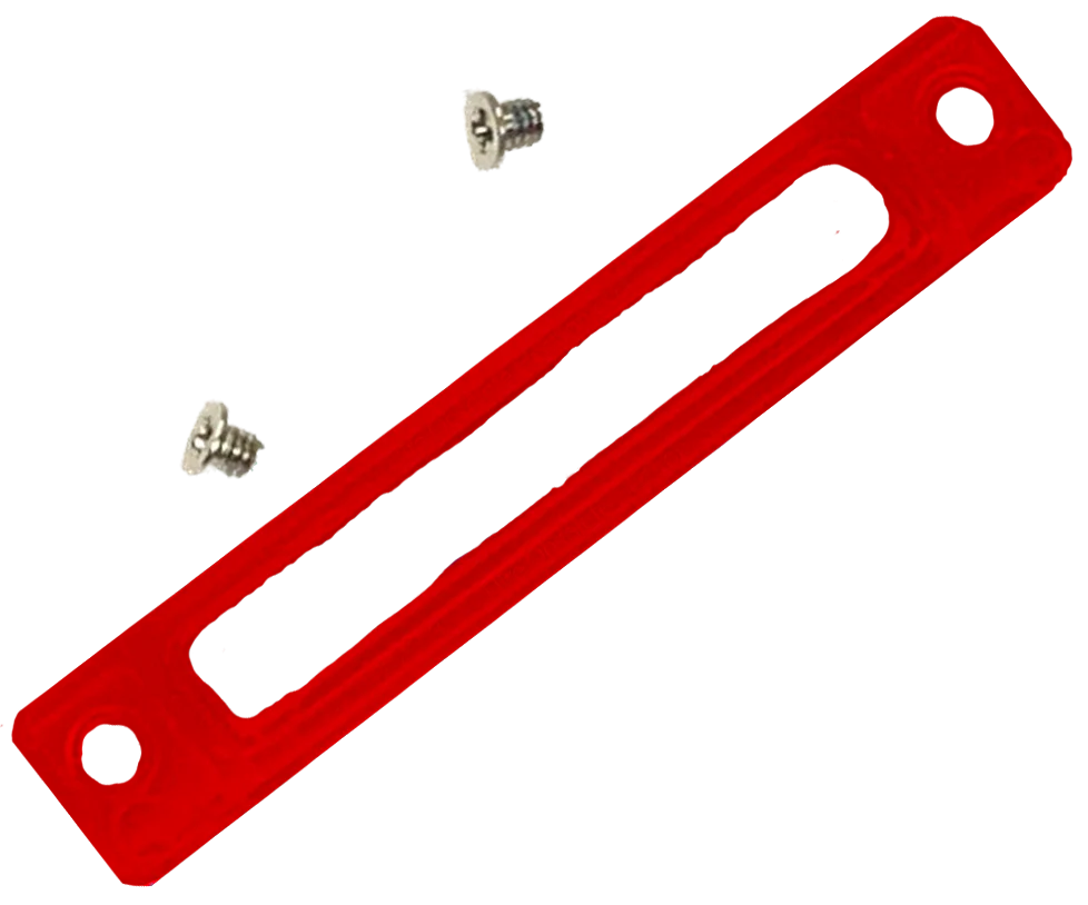 Solid Red Dock Plastic Bezel for Apple iPod Video 5th 5.5 & Classic 6th 7th Thick & Thin A1136 A1238 - Image 2