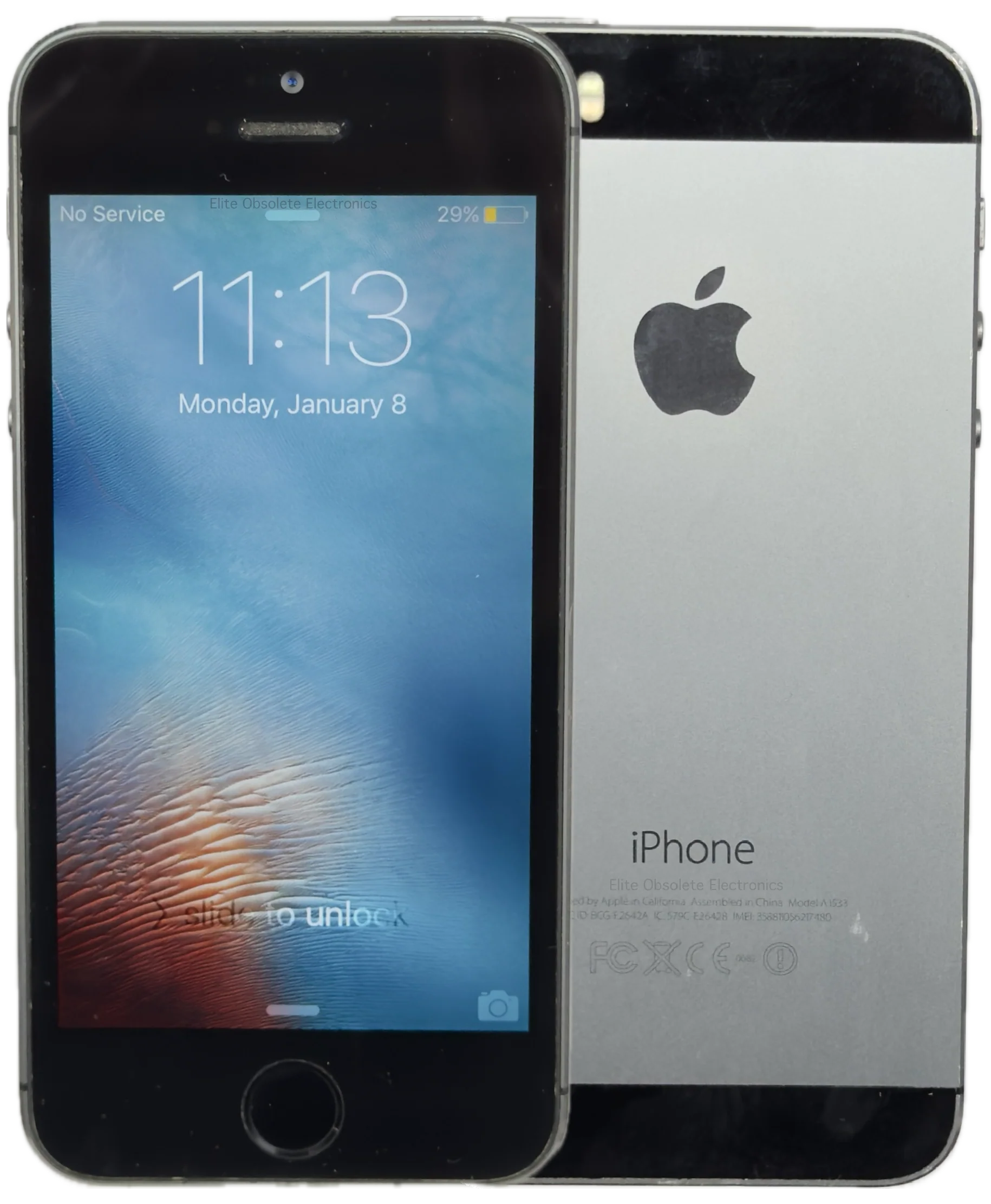 Refurbished Apple iPhone 5s 16GB 32GB Space Gray Rare iOS 8 9 New Battery