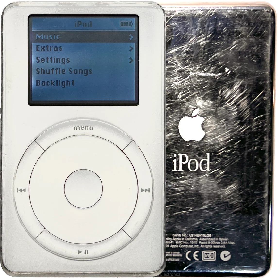 Refurbished Apple iPod Original 1st Generation 2001 5GB 10GB M8541 M8513LL/A M8709LL/A New Battery 3360mah