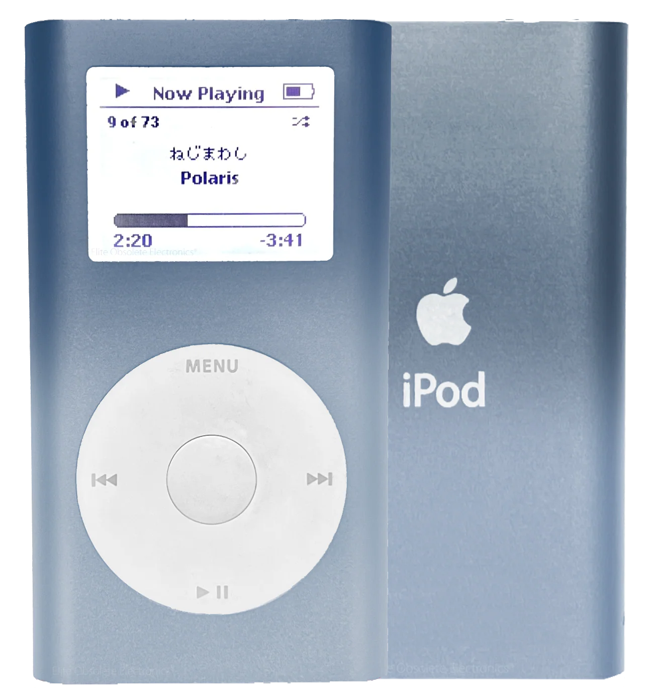 Refurbished Apple iPod Mini 1st 2nd Generation Dark Ocean Blue & Silver Gradient A1051 4GB 6GB MicroDrive & 32GB 64GB 128GB 256GB 512GB 1TB SD Card 650mah
