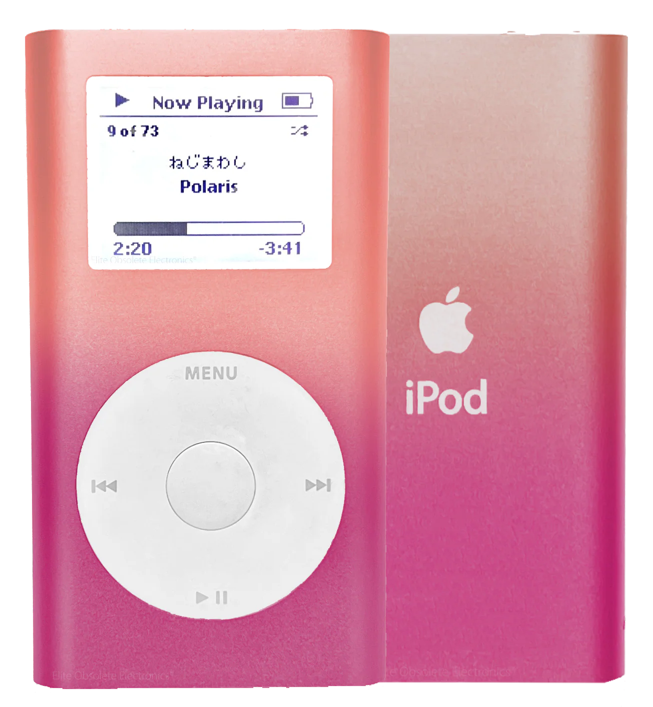Refurbished Apple iPod Mini 1st 2nd Generation Pink Gradient A1051 4GB 6GB MicroDrive & 32GB 64GB 128GB 256GB 512GB 1TB SD Card 650mah