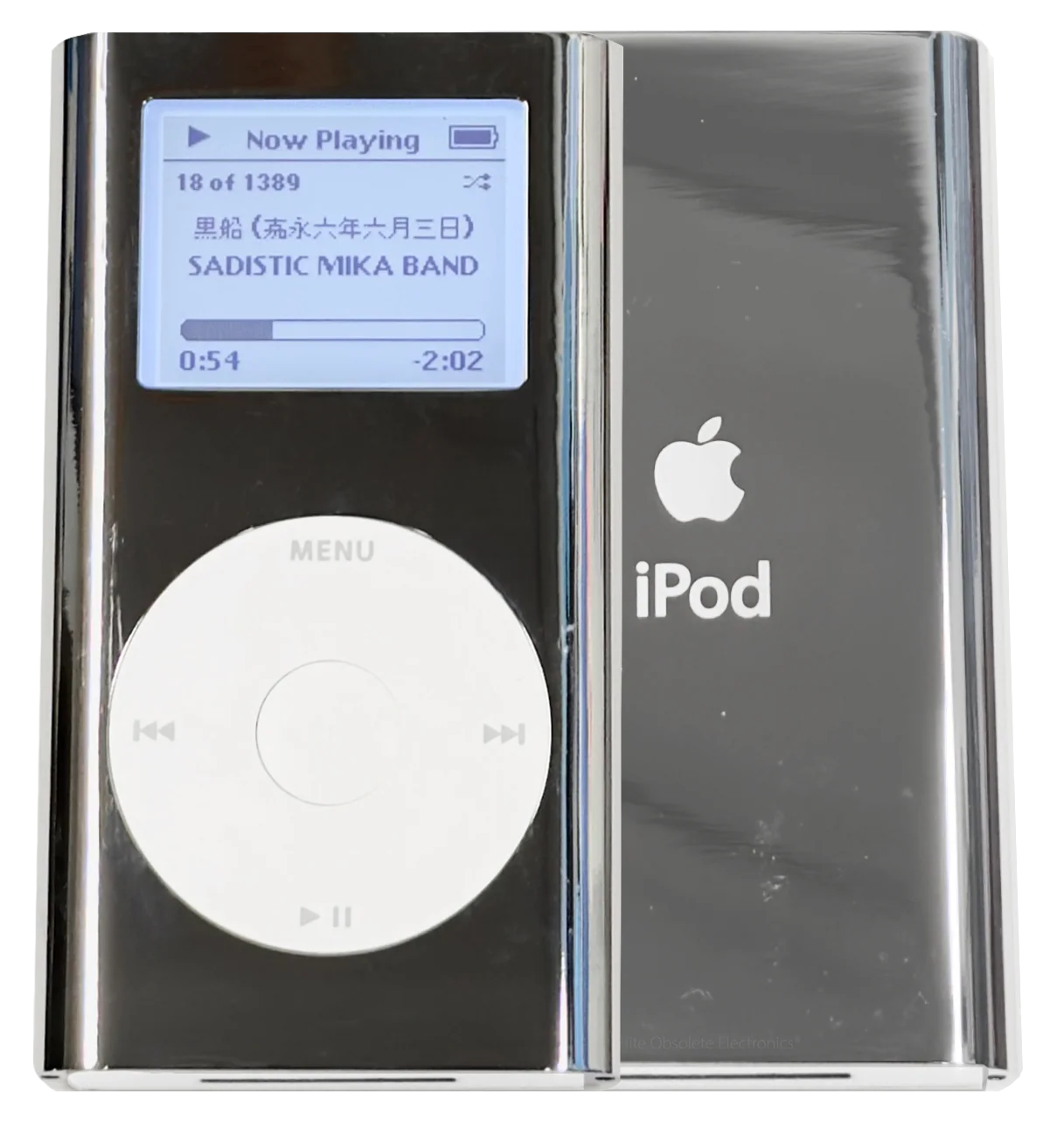 Refurbished Apple iPod Mini 1st 2nd Generation Reflective Chrome A1051 4GB 6GB MicroDrive & 32GB 64GB 128GB 256GB 512GB 1TB SD Card 650mah