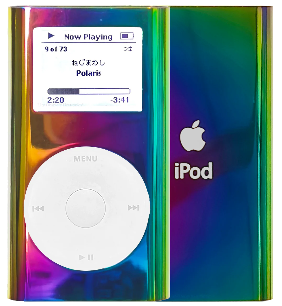 Refurbished Apple iPod Mini 1st 2nd Generation Reflective Rainbow A1051 4GB 6GB MicroDrive & 32GB 64GB 128GB 256GB 512GB 1TB SD Card 650mah