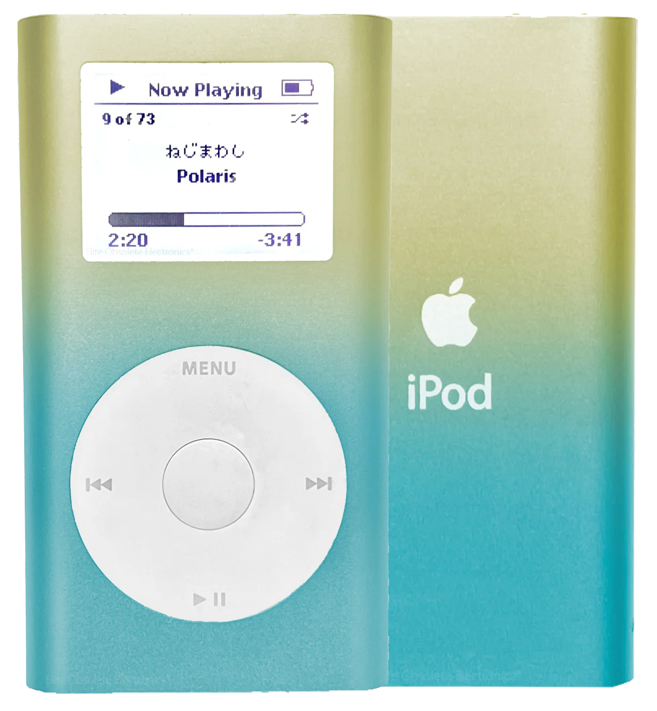 Refurbished Apple iPod Mini 1st 2nd Generation Yellow & Blue Gradient A1051 4GB 6GB MicroDrive & 32GB 64GB 128GB 256GB 512GB 1TB SD Card 650mah