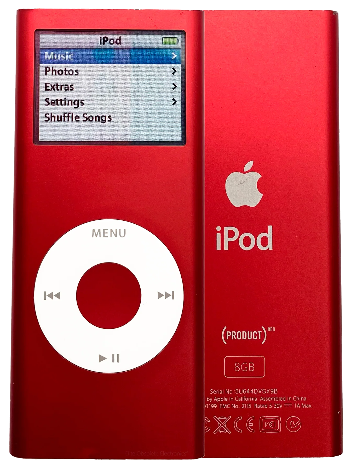 Refurbished Apple iPod Nano 2nd Generation 4GB 8GB Product Red New Battery A1199 MA725LL/A MA899LL/A