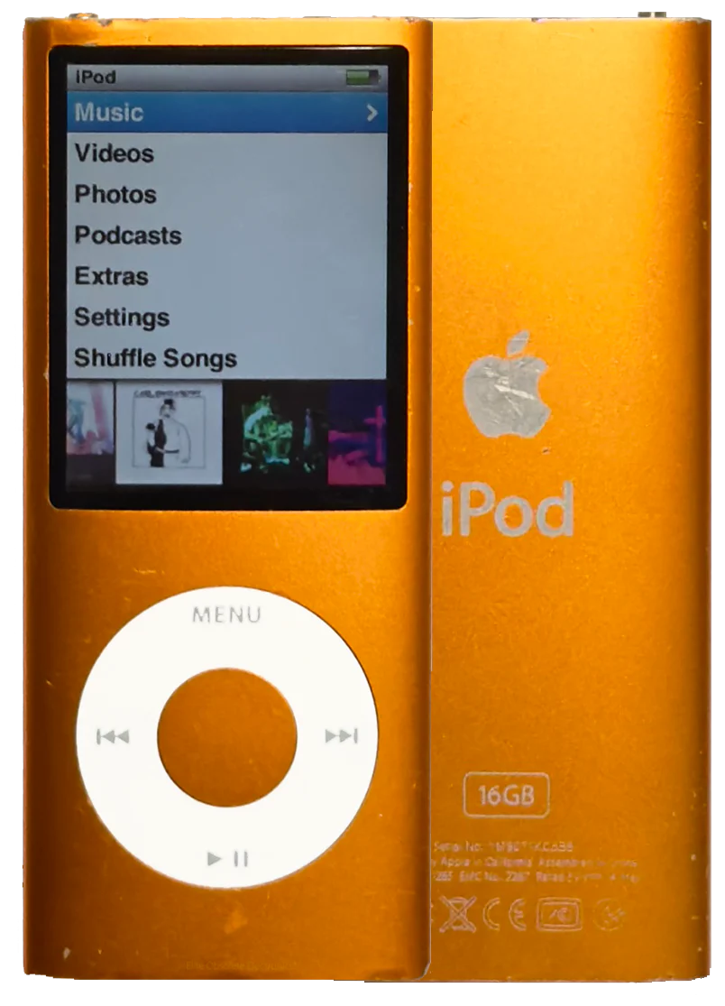 Refurbished Apple iPod Nano 4th Generation 4GB 8GB 16GB Orange A1285 MB660LL/A MB742LL/A MB911LL/A