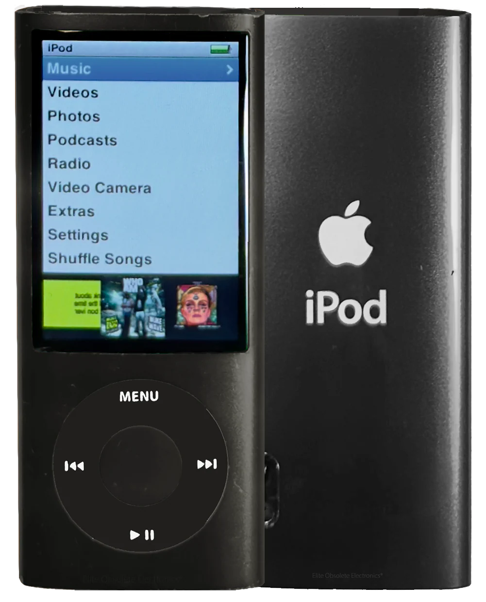 Refurbished Apple iPod Nano 5th Generation 8GB 16GB Black A1320 MC031LL/A MC062LL/A New Battery