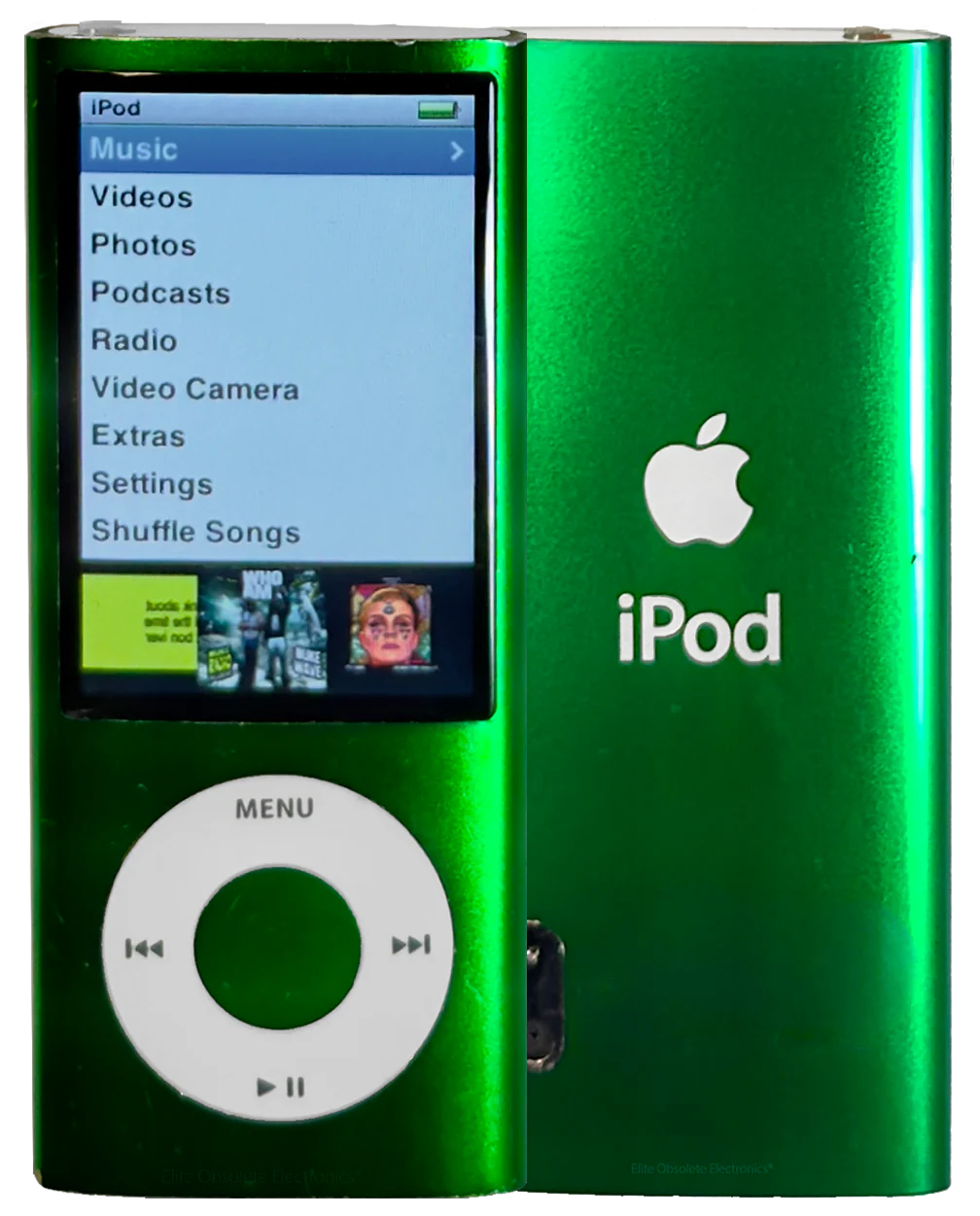 Refurbished Apple iPod Nano 5th Generation 8GB 16GB Green A1320 MC040LL/A MC068LL/A New Battery