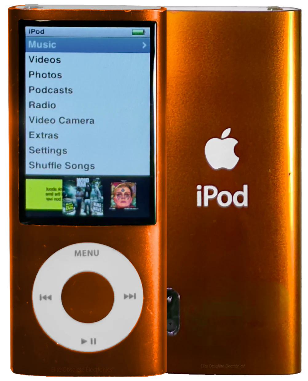 Refurbished Apple iPod Nano 5th Generation 8GB 16GB Orange A1320 MC046LL/A MC072LL/A New Battery