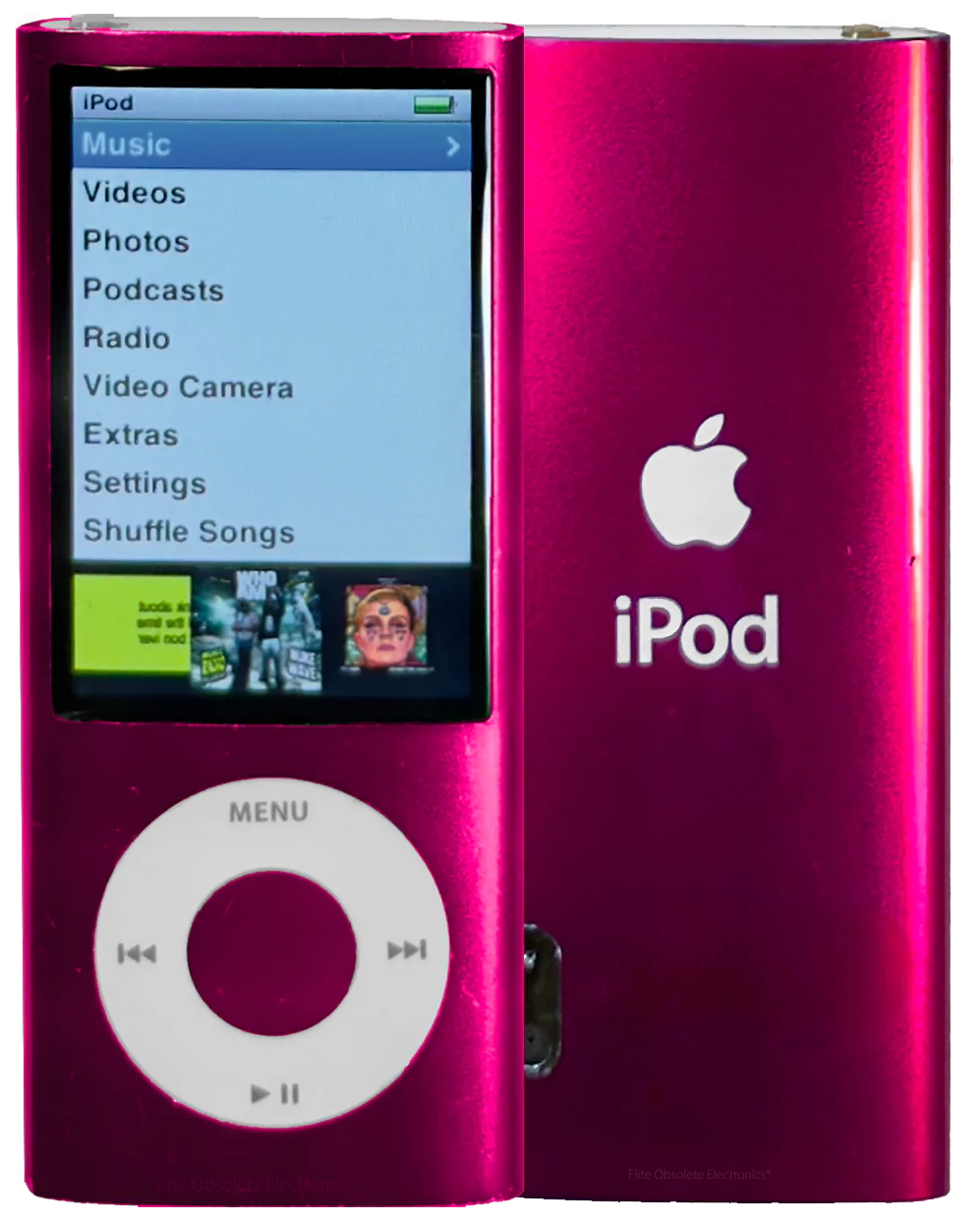 Refurbished Apple iPod Nano 5th Generation 8GB 16GB Pink A1320 MC050LL/A MC075LL/A New Battery