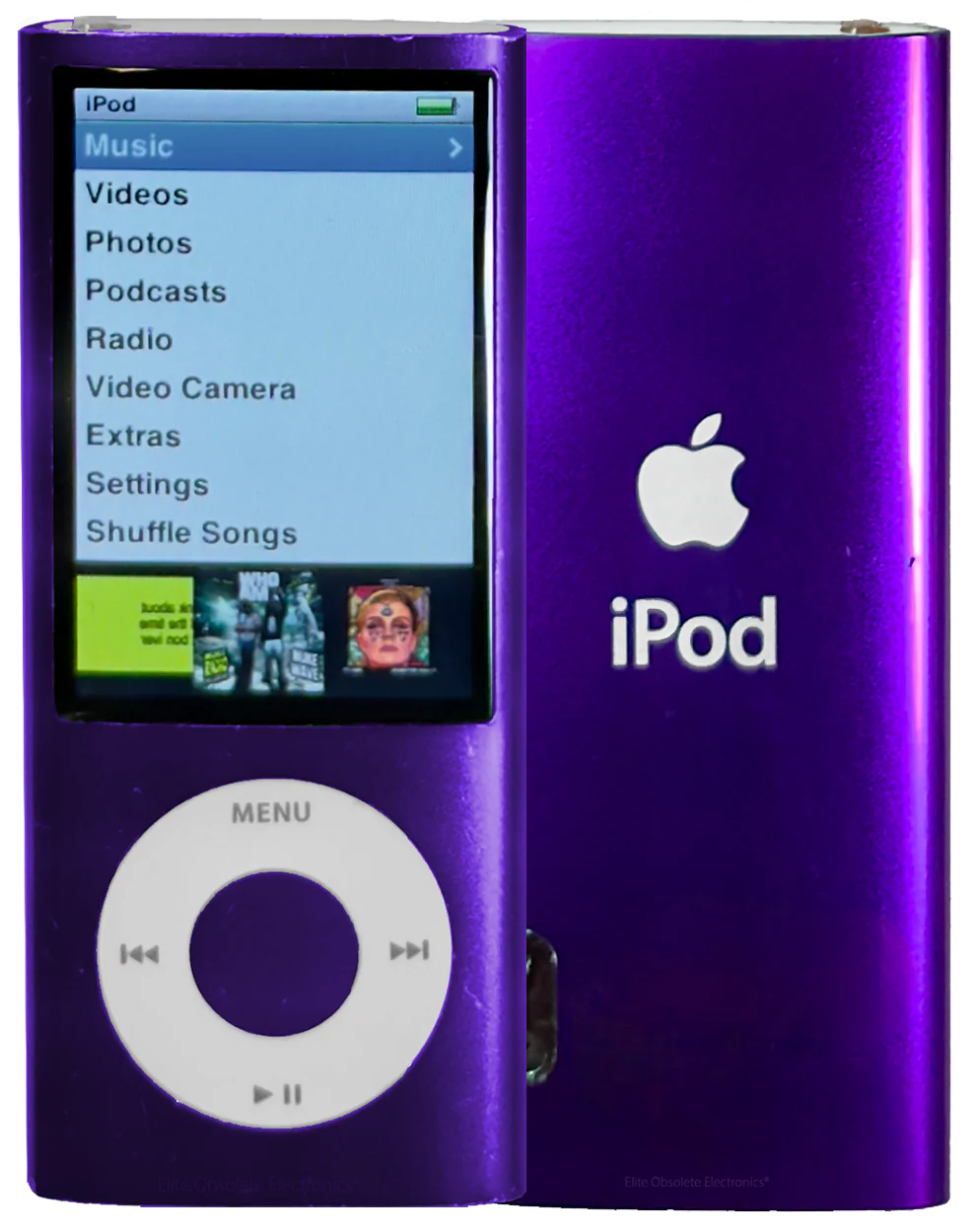 Refurbished Apple iPod Nano 5th Generation 8GB 16GB Purple A1320 MC034LL/A MC064LL/A New Battery
