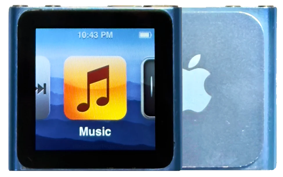 Refurbished Apple iPod Nano 6th Generation 8GB 16GB Blue A1366 MC689LL/A MC695LL/A New Battery 120mah