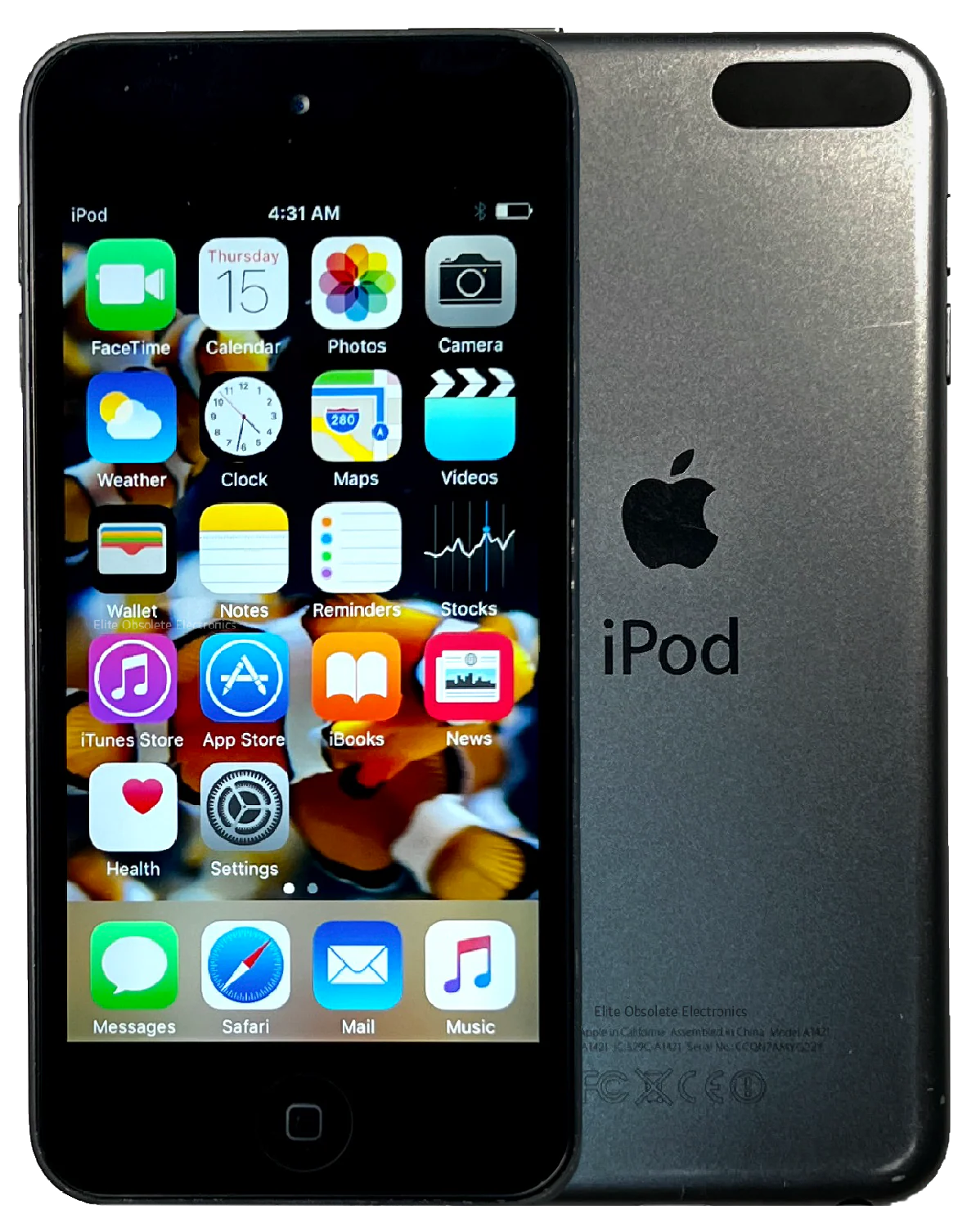 Refurbished Apple iPod Touch 5th Generation 16GB 32GB 64GB Space Gray New Battery MGG82LL/A ME978LL/A ME979LL/A A1421