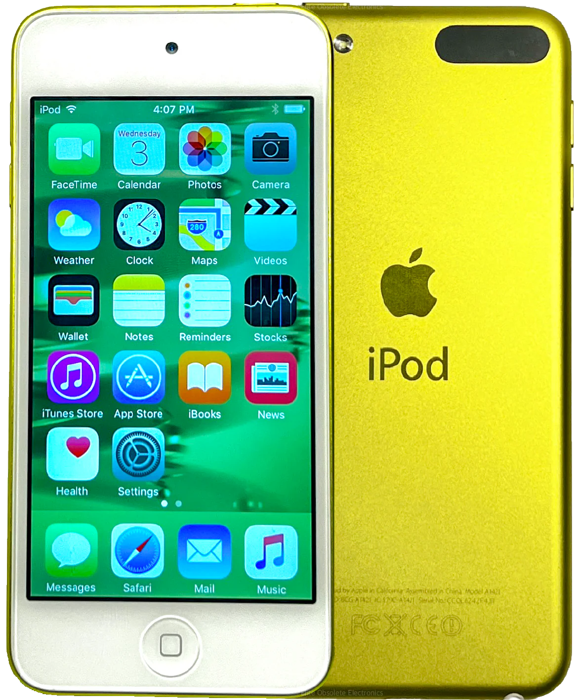 Refurbished Apple iPod Touch 5th Generation 16GB 32GB 64GB Green Yellow New Battery A1421 MGG12LL/A MD714LL/A MD715LL/A