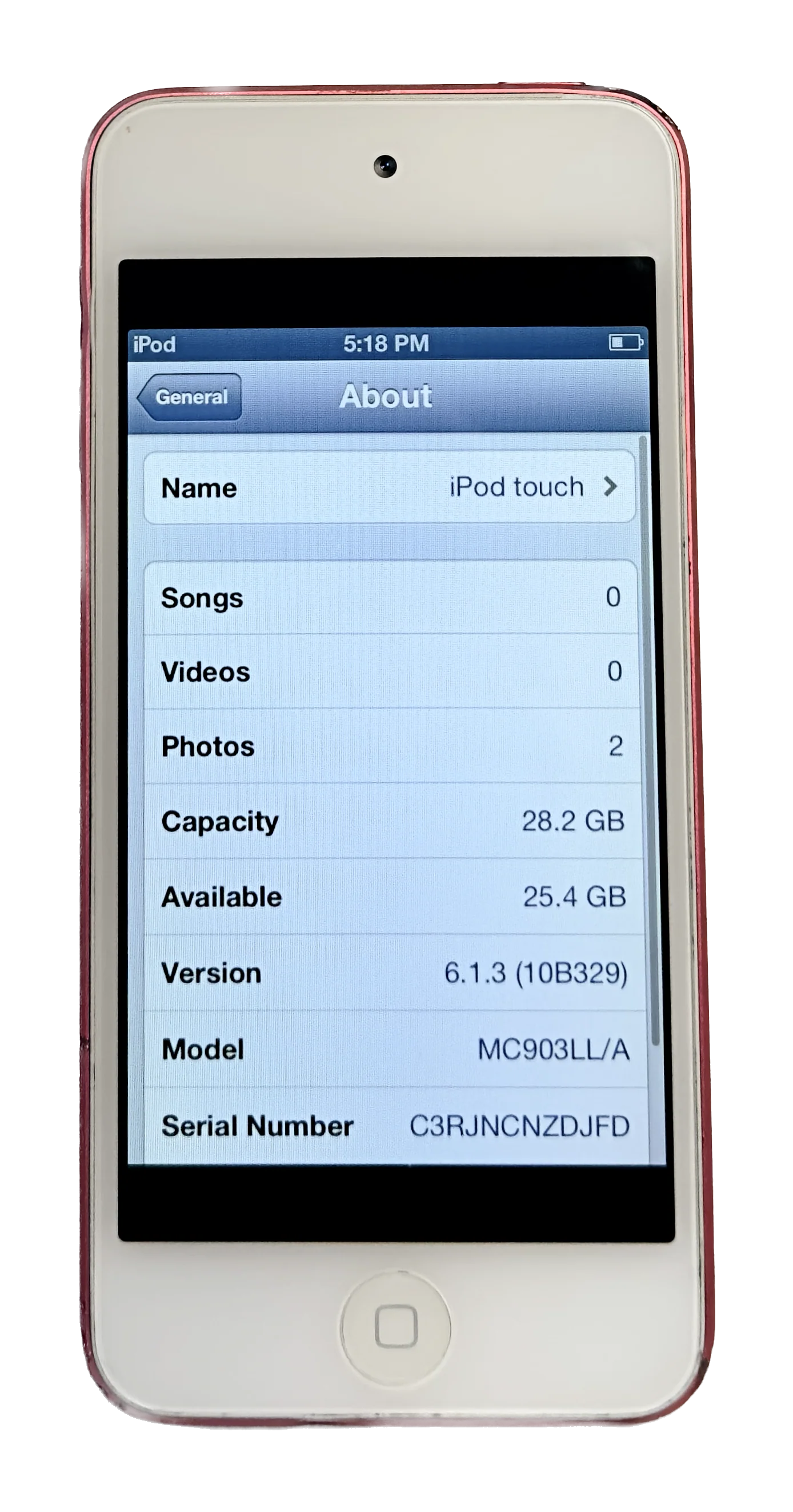 Apple iPod Touch 5th Generation A1421 32GB 64GB Pink Rare iOS 6.1.3 New Battery Refurbished & Open Box - Image 3