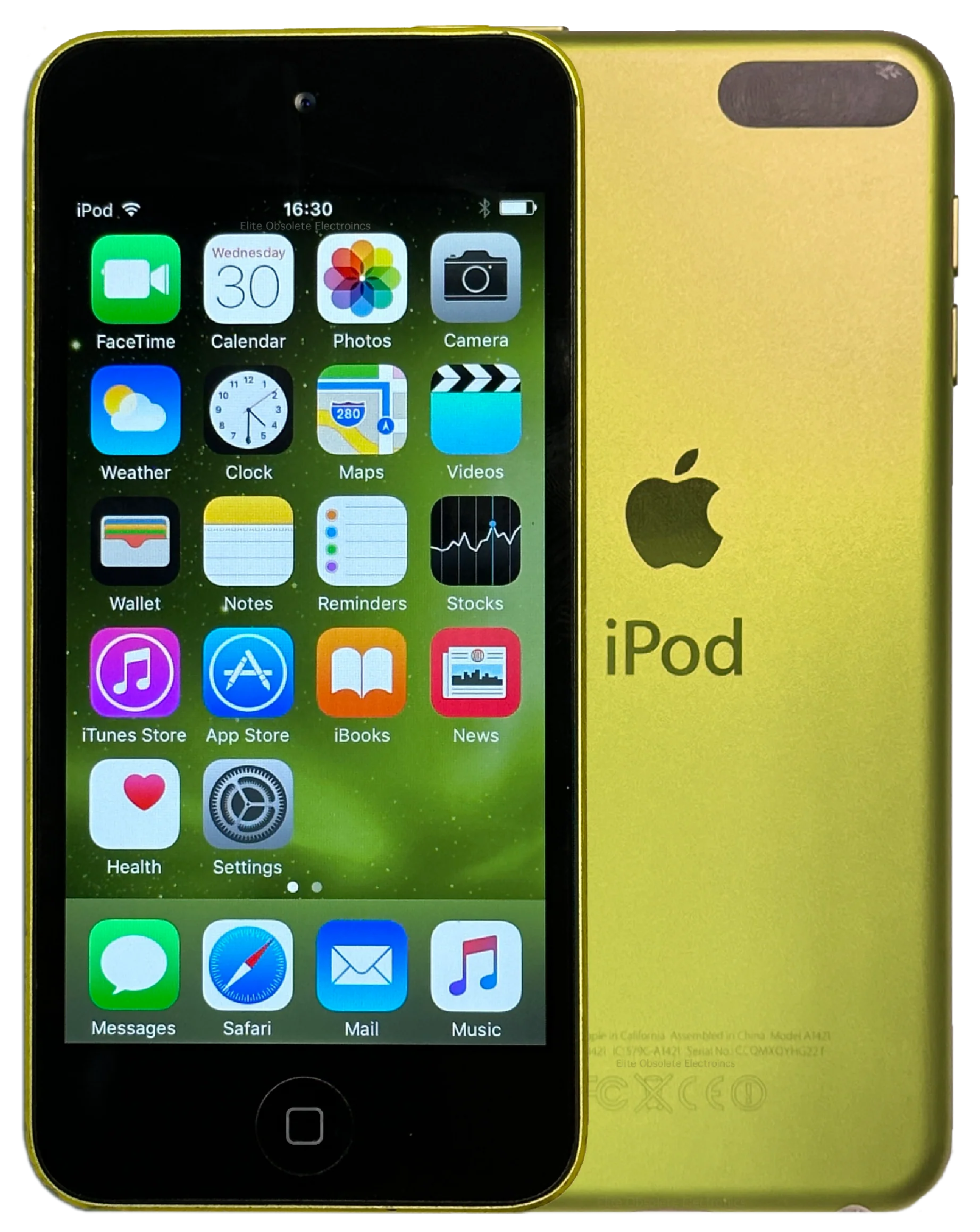 Refurbished Apple iPod Touch 5th Generation 32GB Yellow & Black New Battery A1421 MD714LL/A