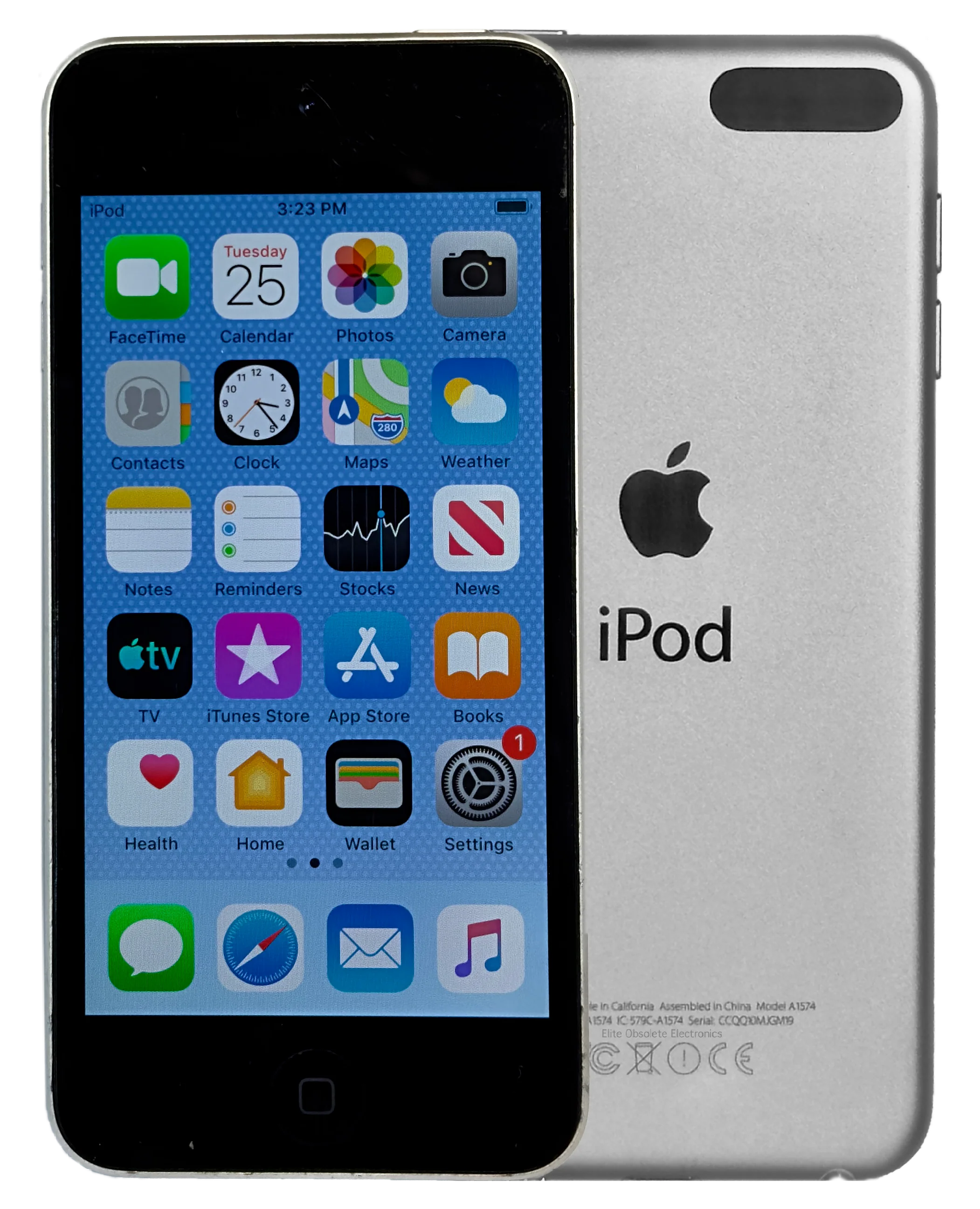 Refurbished Apple iPod Touch 6th Generation Black & Silver 32GB A1574 MKHX2LL/A