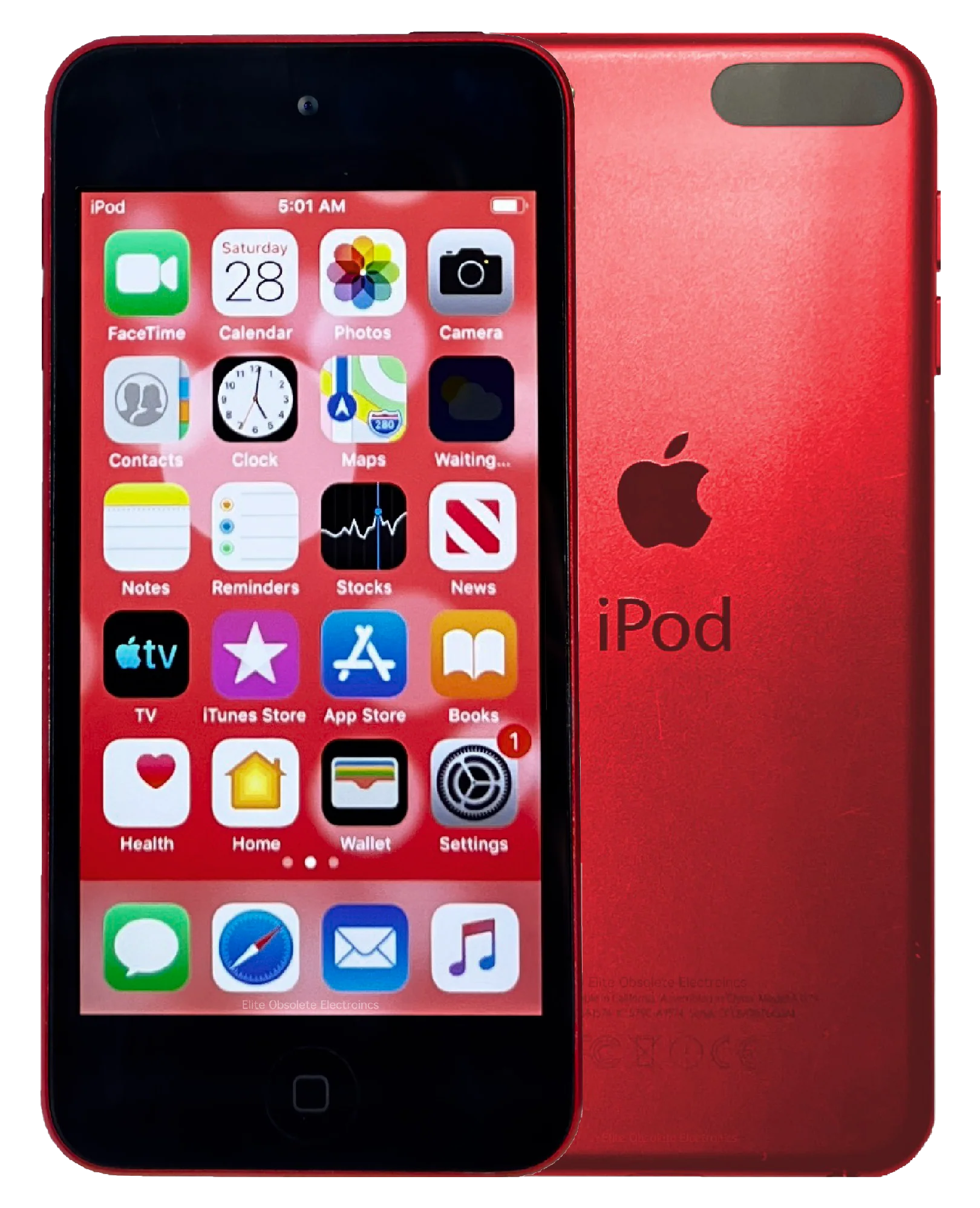 Refurbished Apple iPod Touch 6th Generation Product Red & Black 16GB 32GB A1574 MKH82LL/A MKJ22LL/A