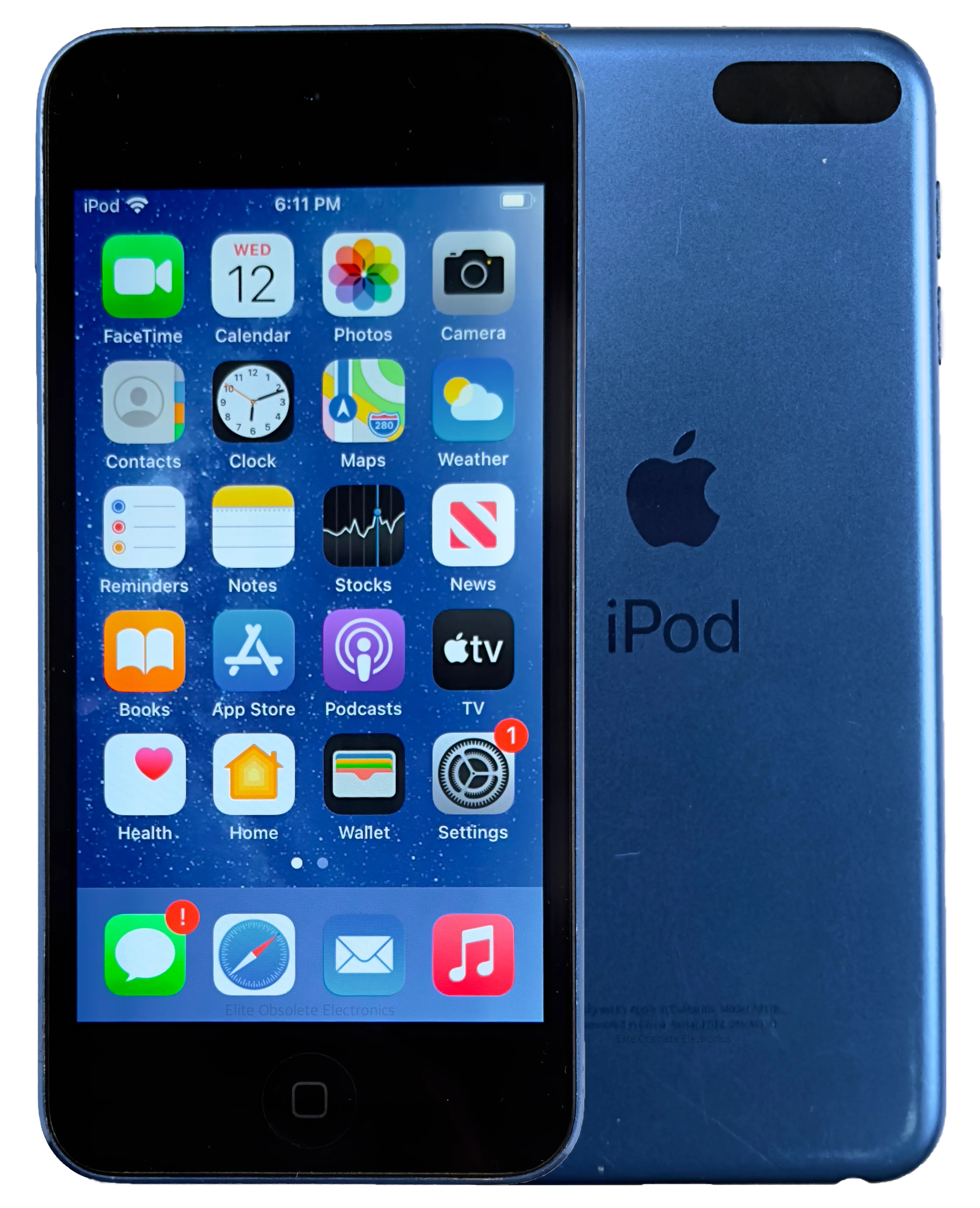 Refurbished Apple iPod Touch 7th Generation A2178 Blue & Black 32GB 128GB MVHU2LL/A MVJ32LL/A