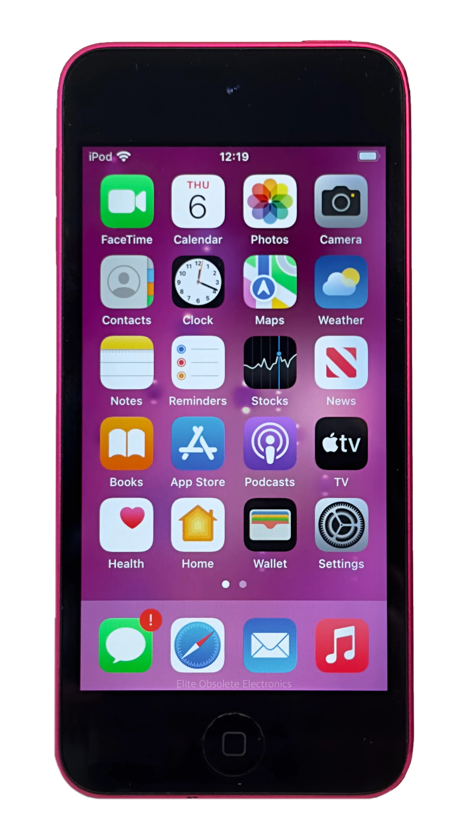 Refurbished Apple iPod Touch 7th Generation A2178 Pink & Black 32GB MVHR2LL/A - Image 2